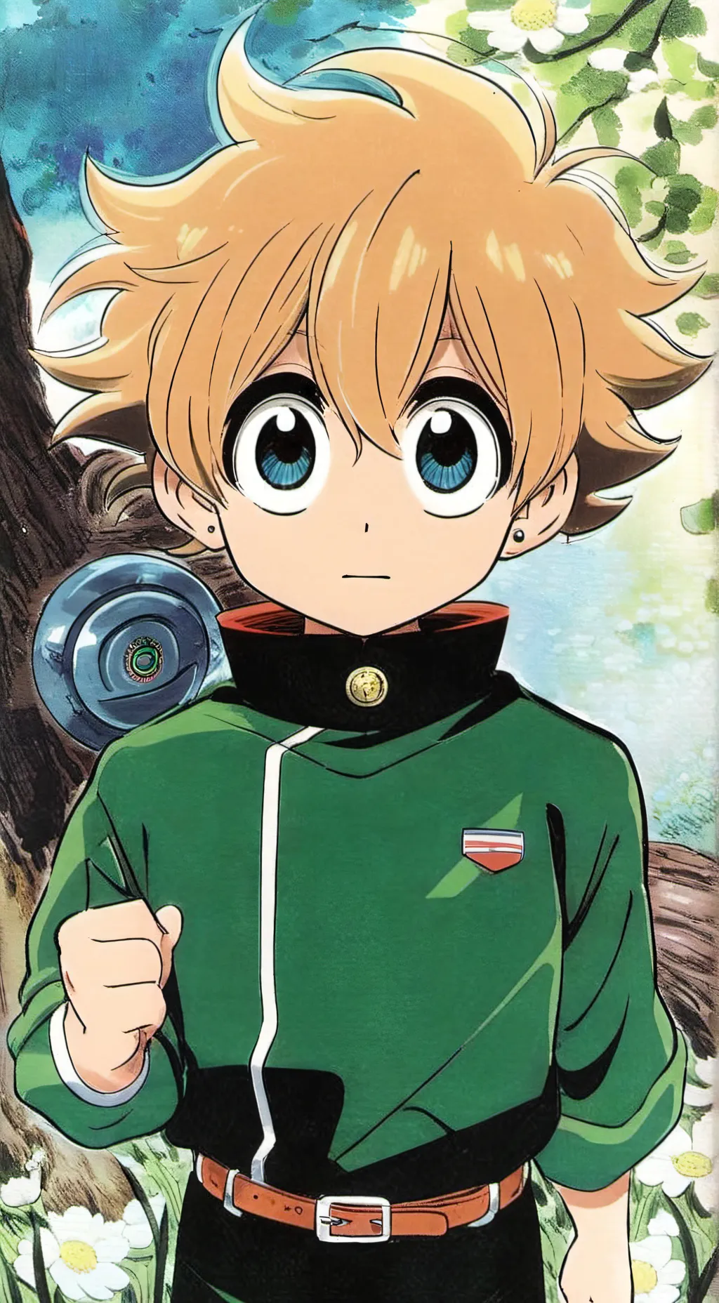 ai character: deku background