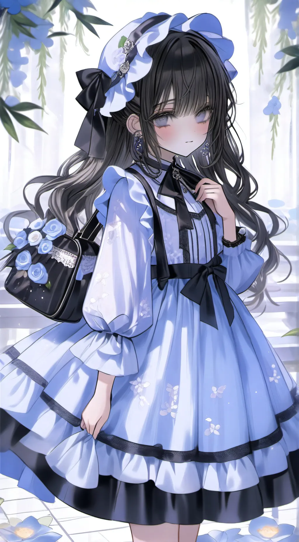 ai character: Kuromi x Melody background