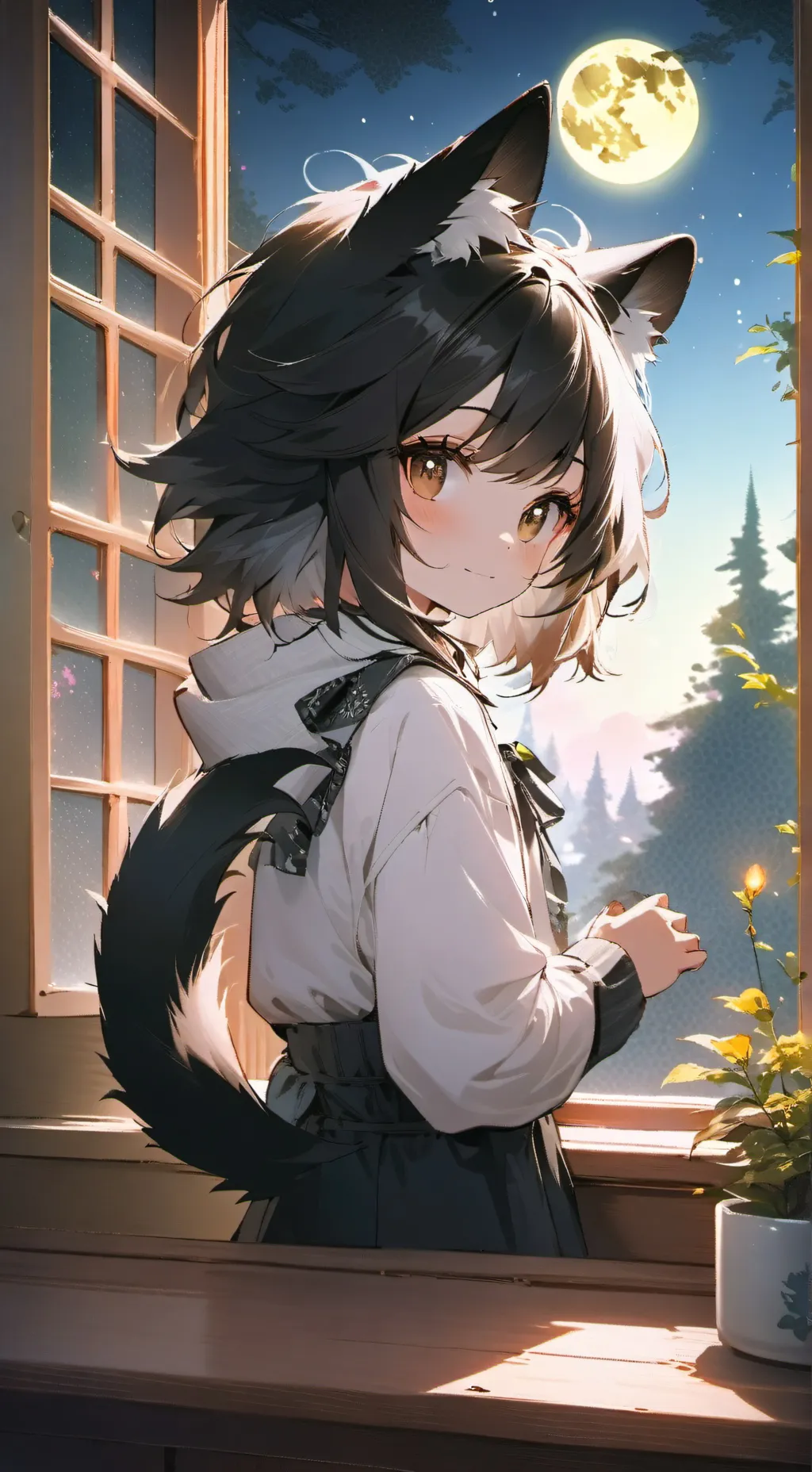 ai character: Whisper the Shadow background