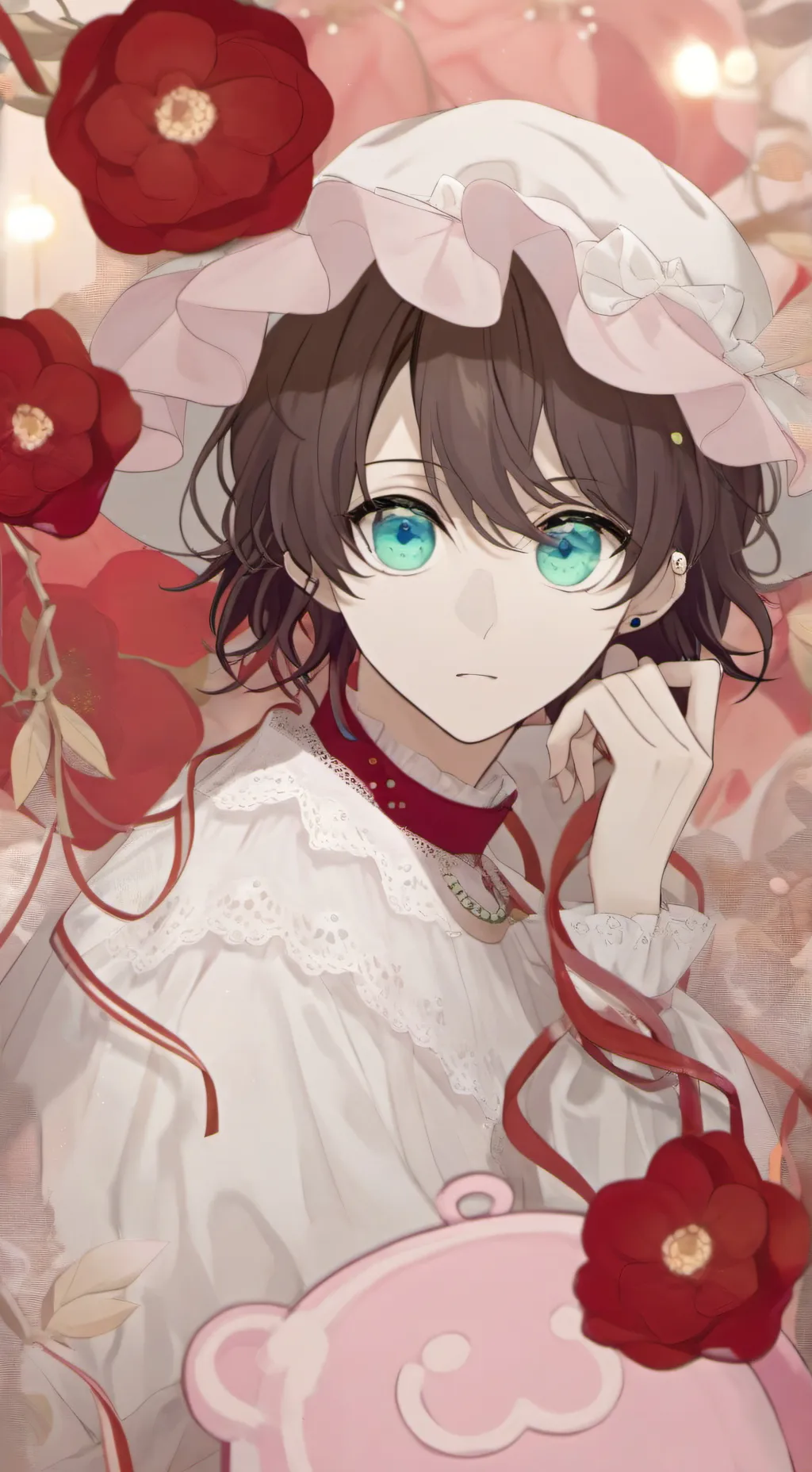 ai character: tu mini Omega  background