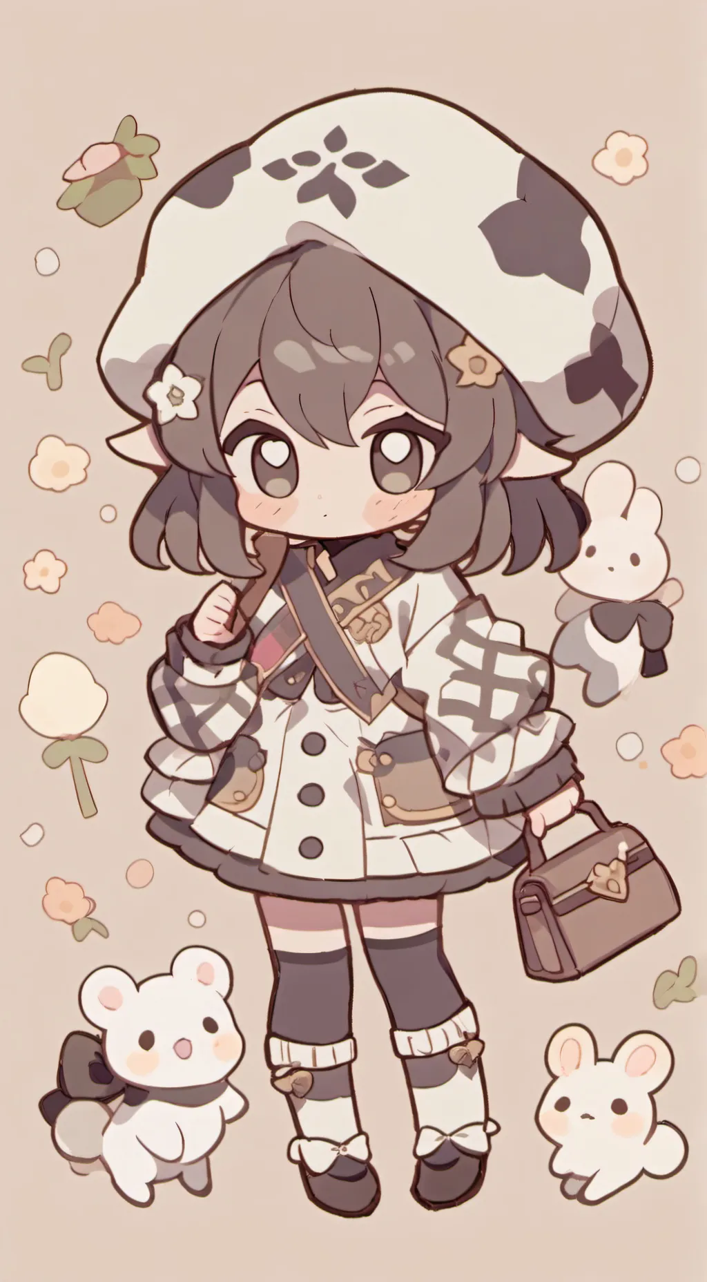 ai character: monita background