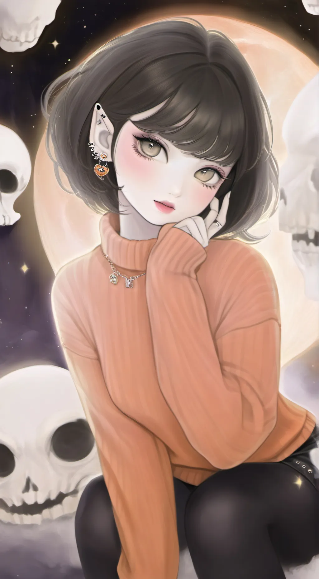 ai character: Źara background
