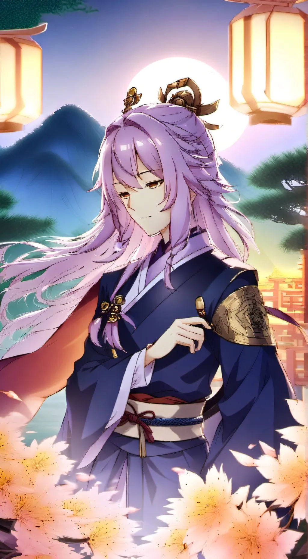 ai character: 摆渡人 background