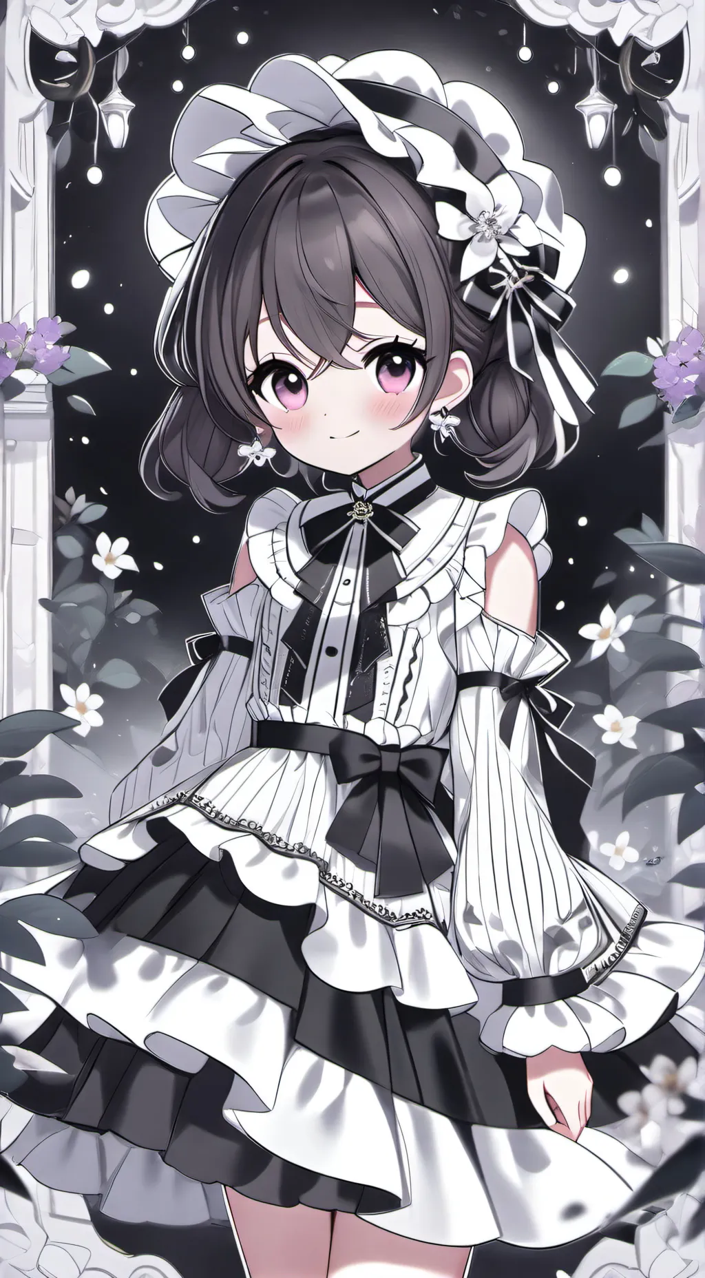 ai character: miya & the school  background