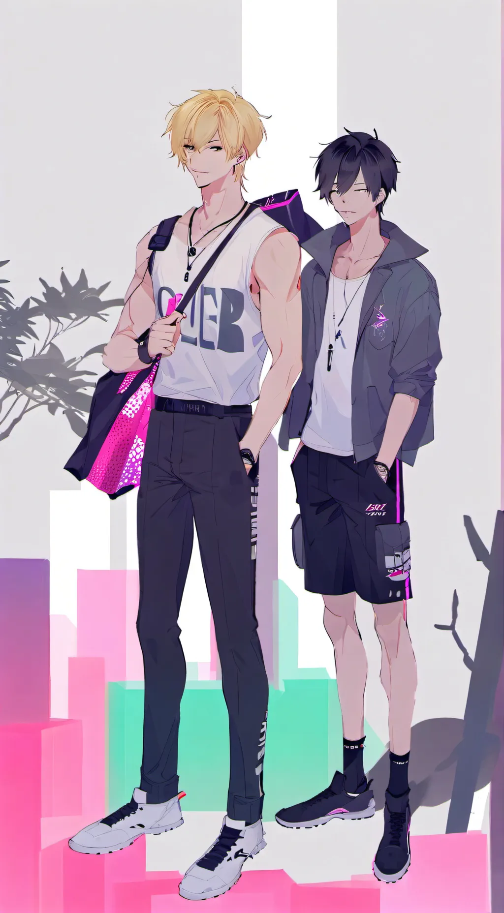 ai character: lankybox in roblox background