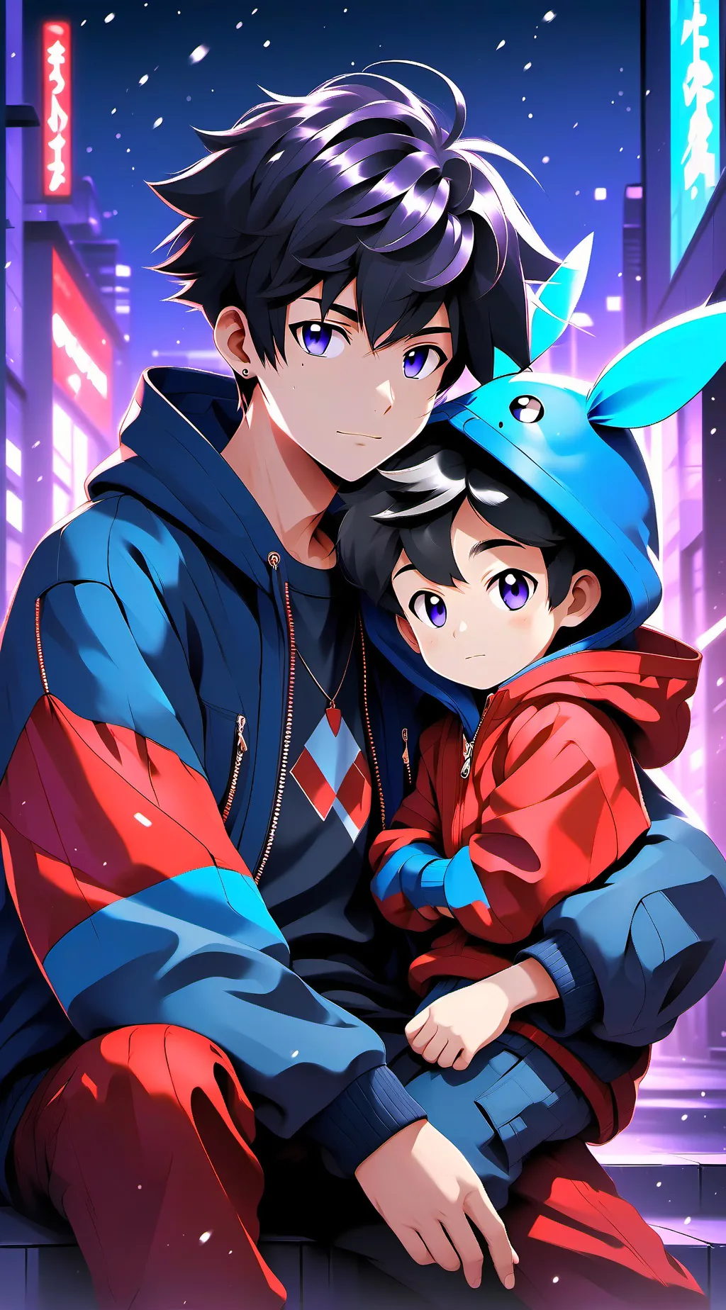 ai character: Niños👹 background