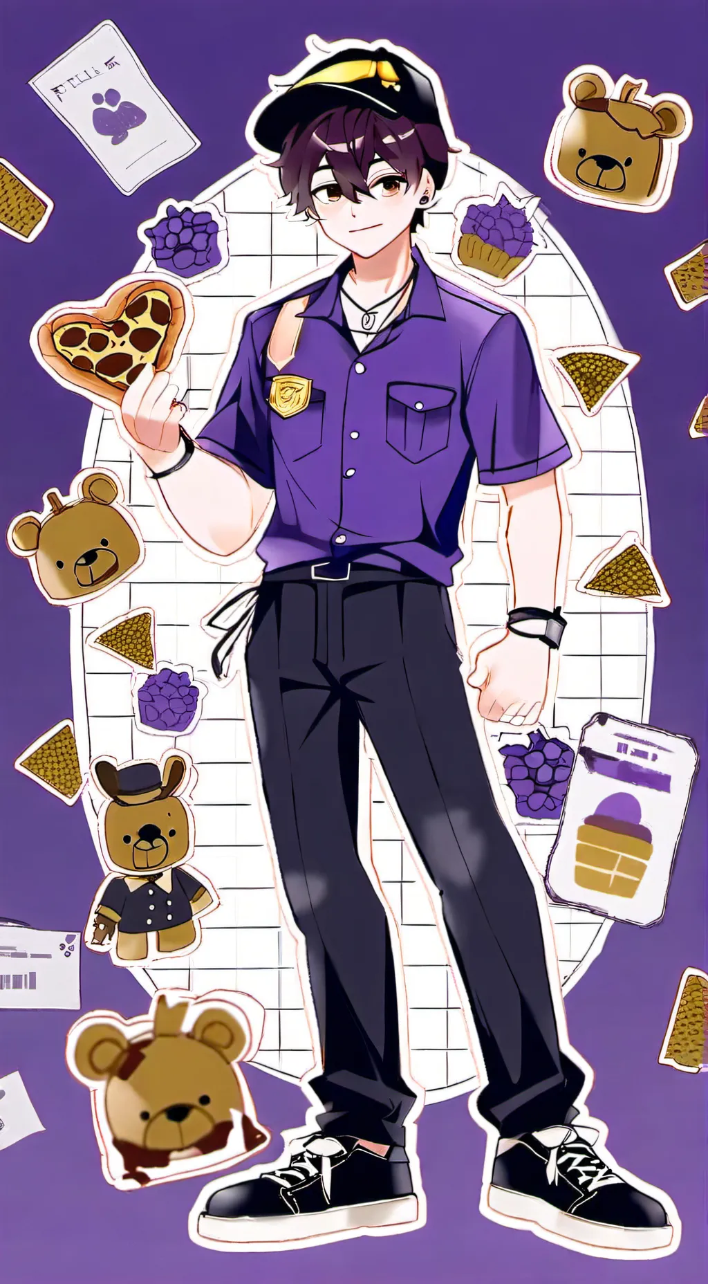ai character: Mike Afton. background