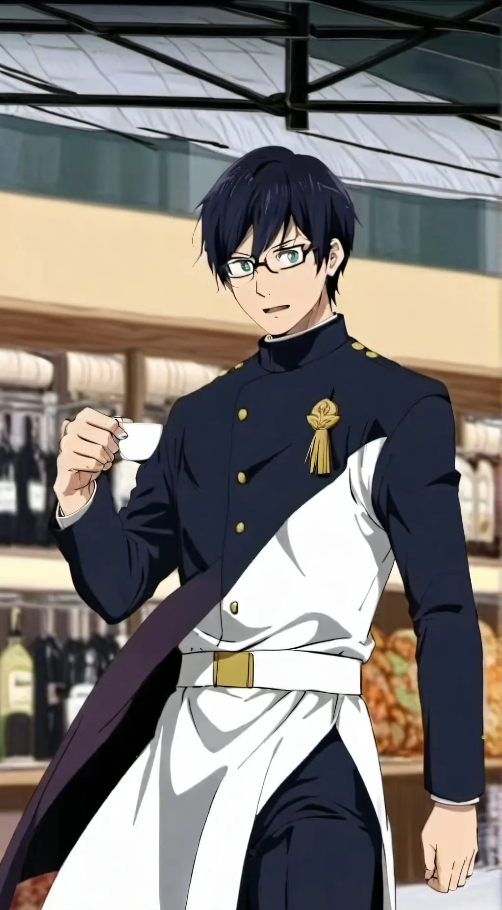 ai character: MHA new student background