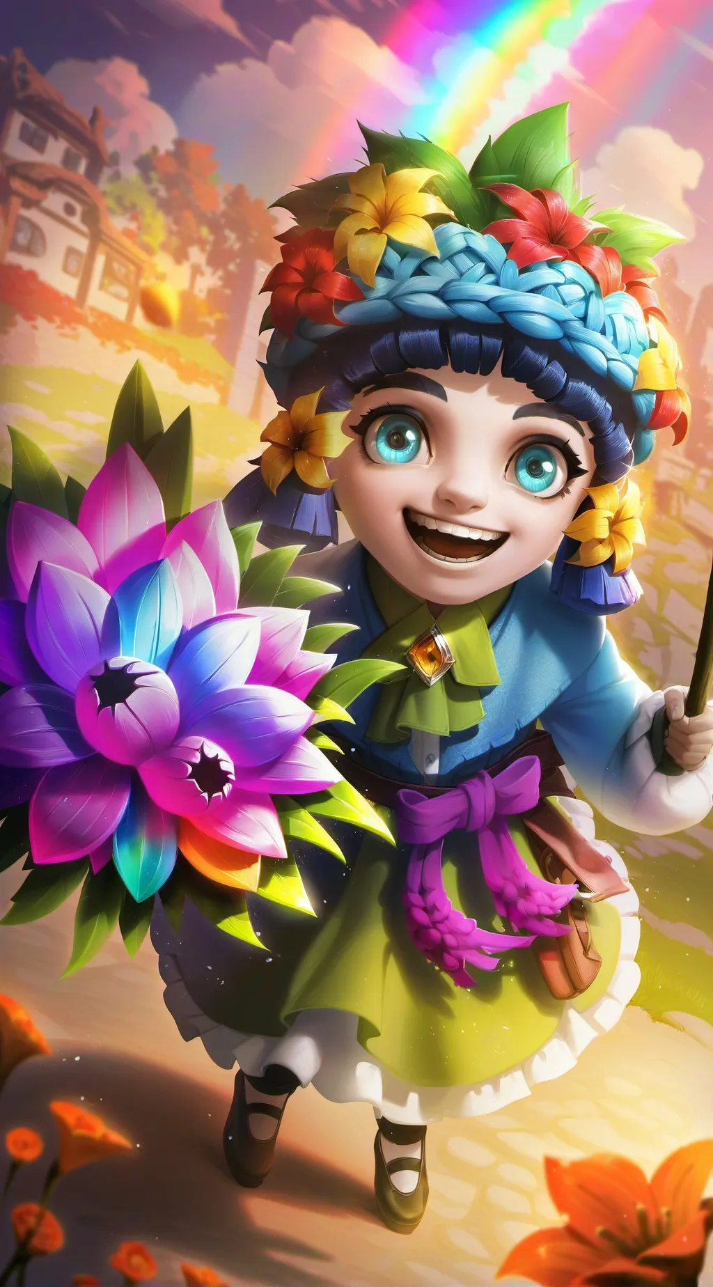 ai character: DW!  background
