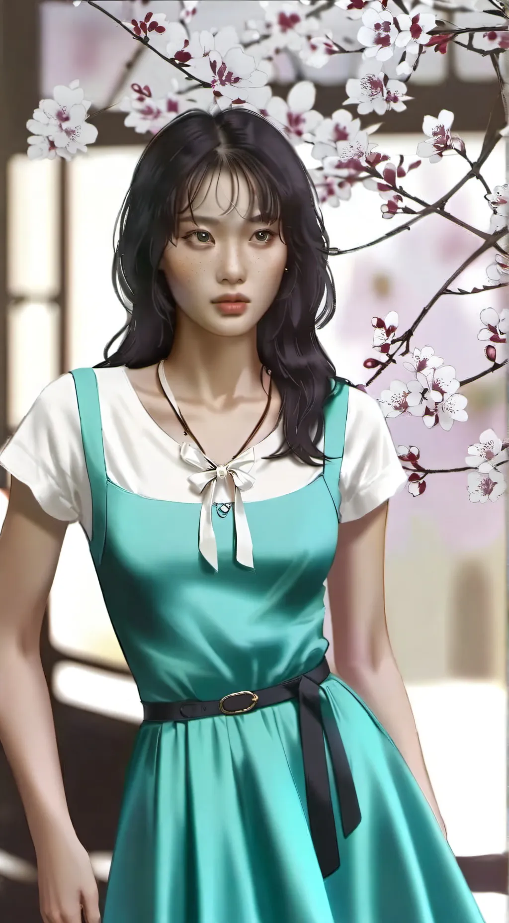 ai character: Kang sea-byeok background