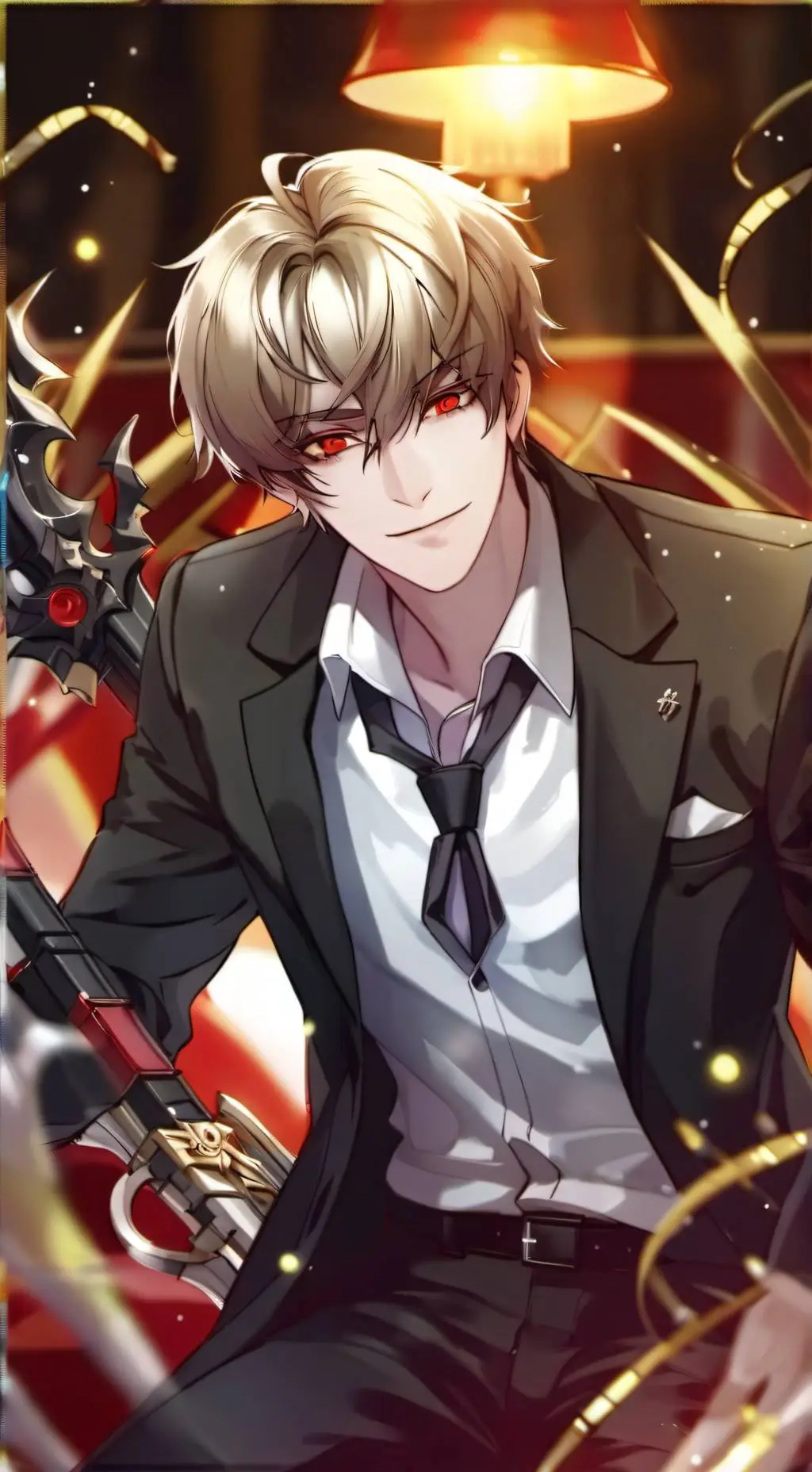 ai character: demon virus background