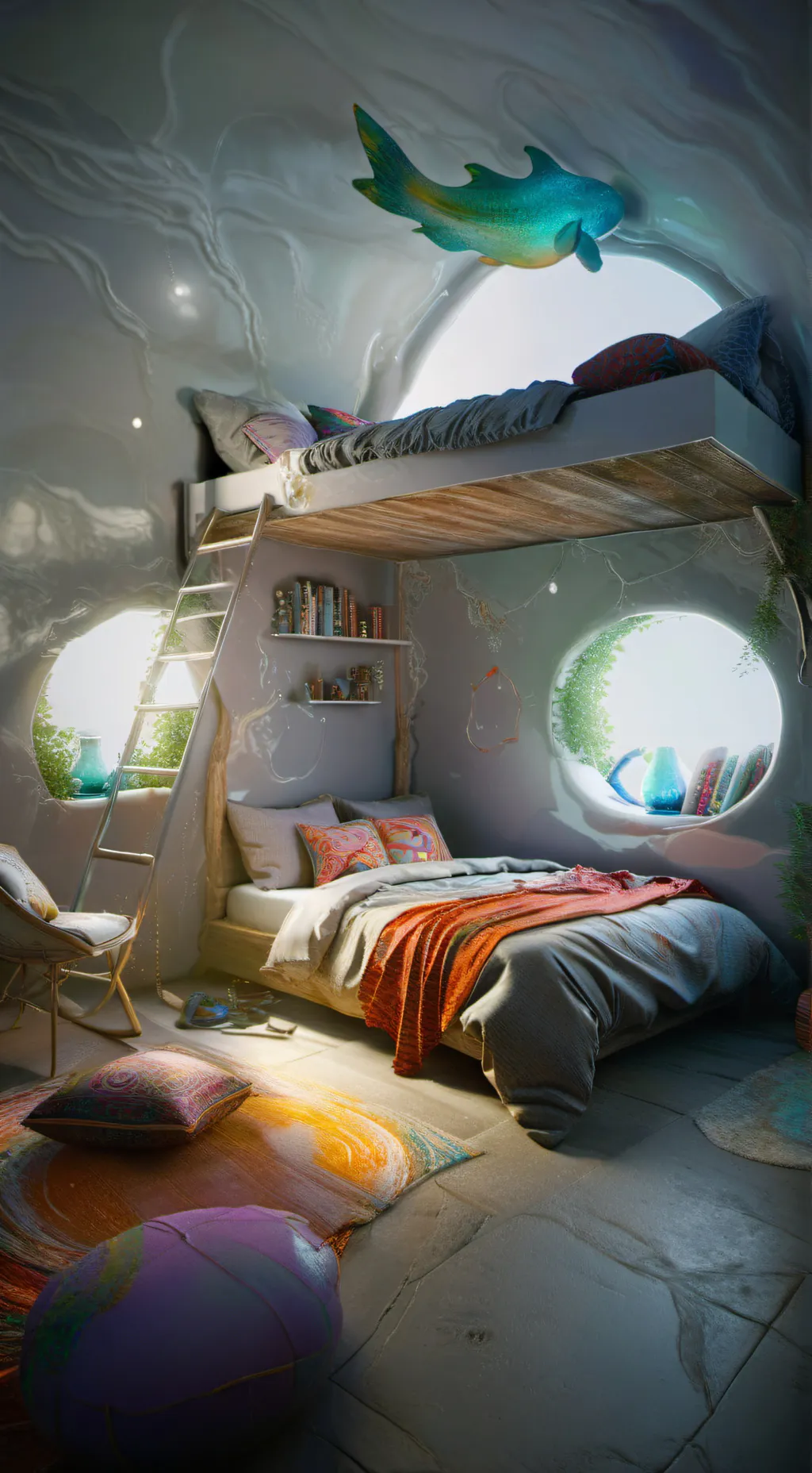 ai character: the sleepover background