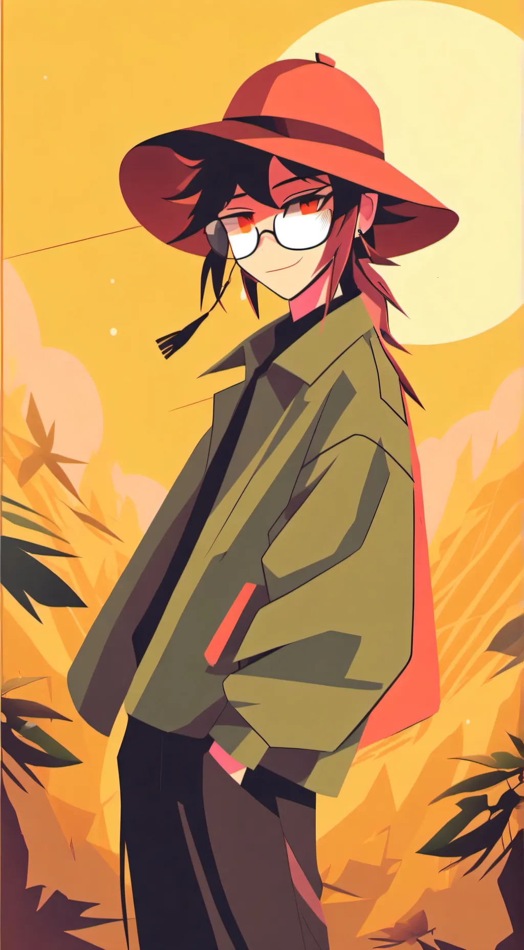 ai character: ~♡°•ALASTOR•°♡~ background