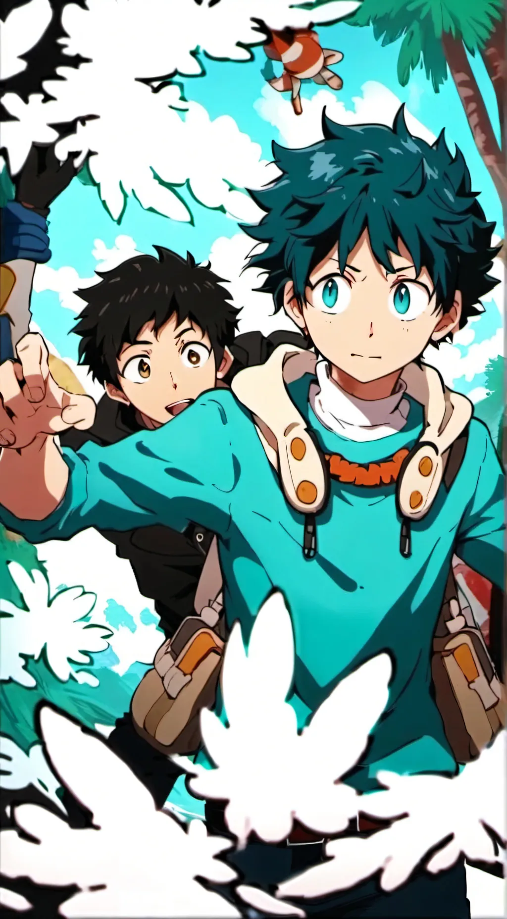 ai character: Deku background