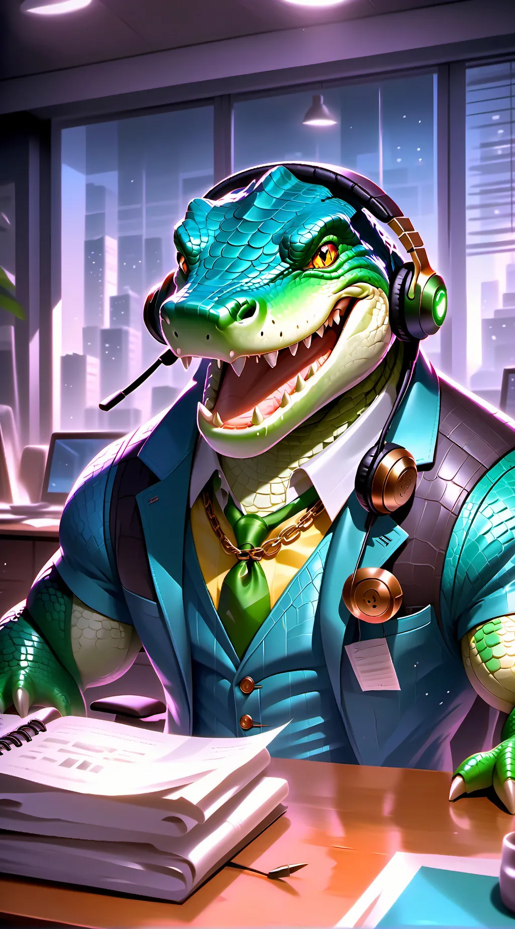 ai character: Vector  background