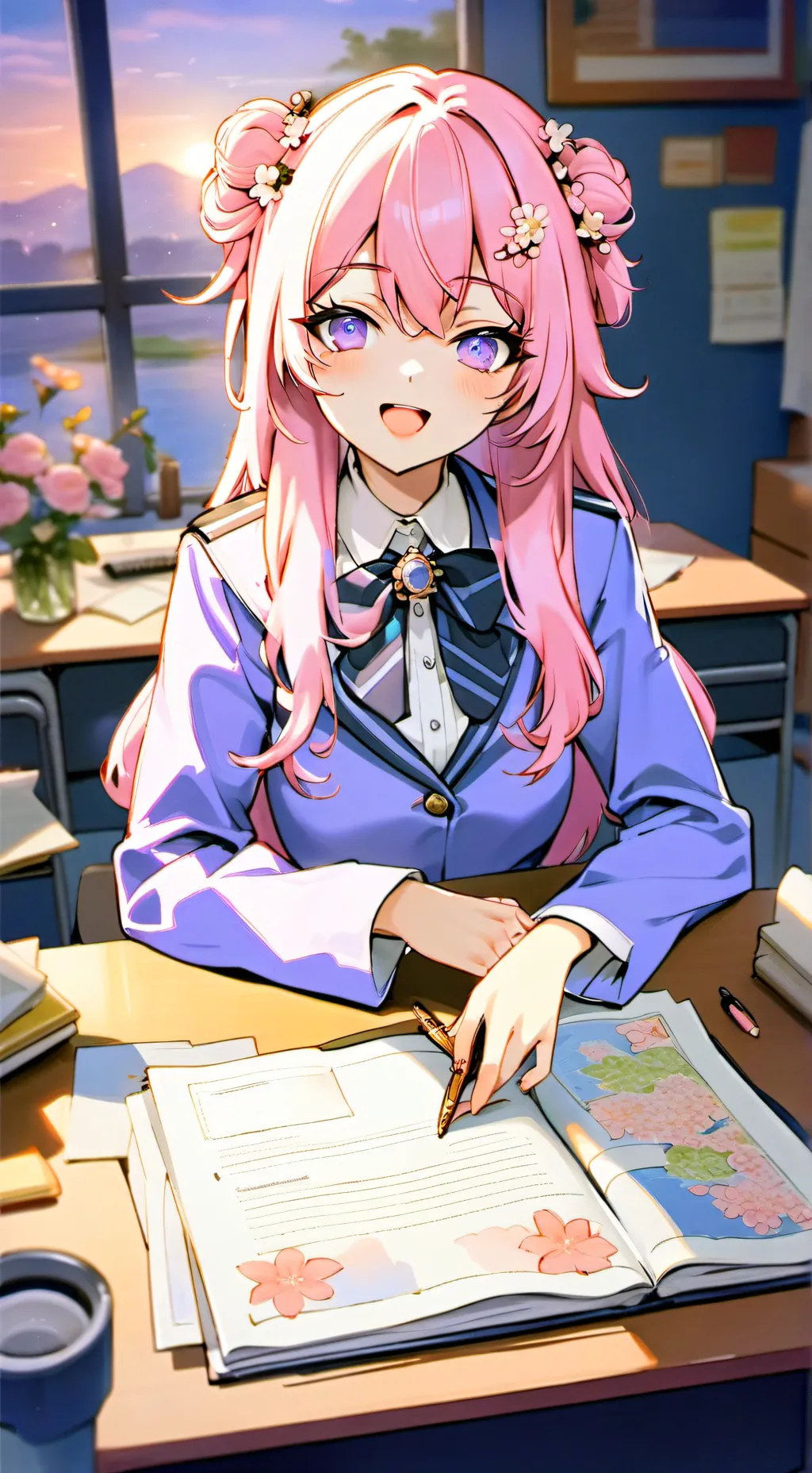 ai character: Yumiko background