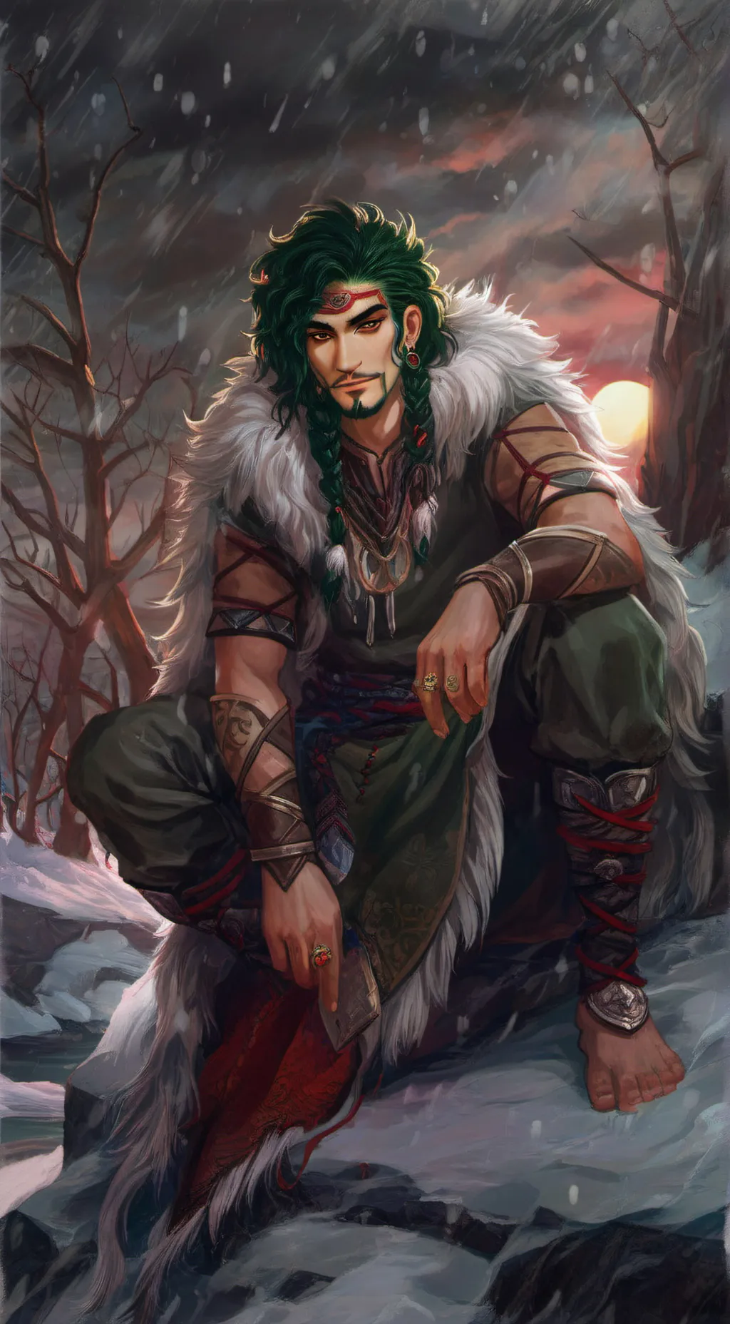 ai character: Vancha March background