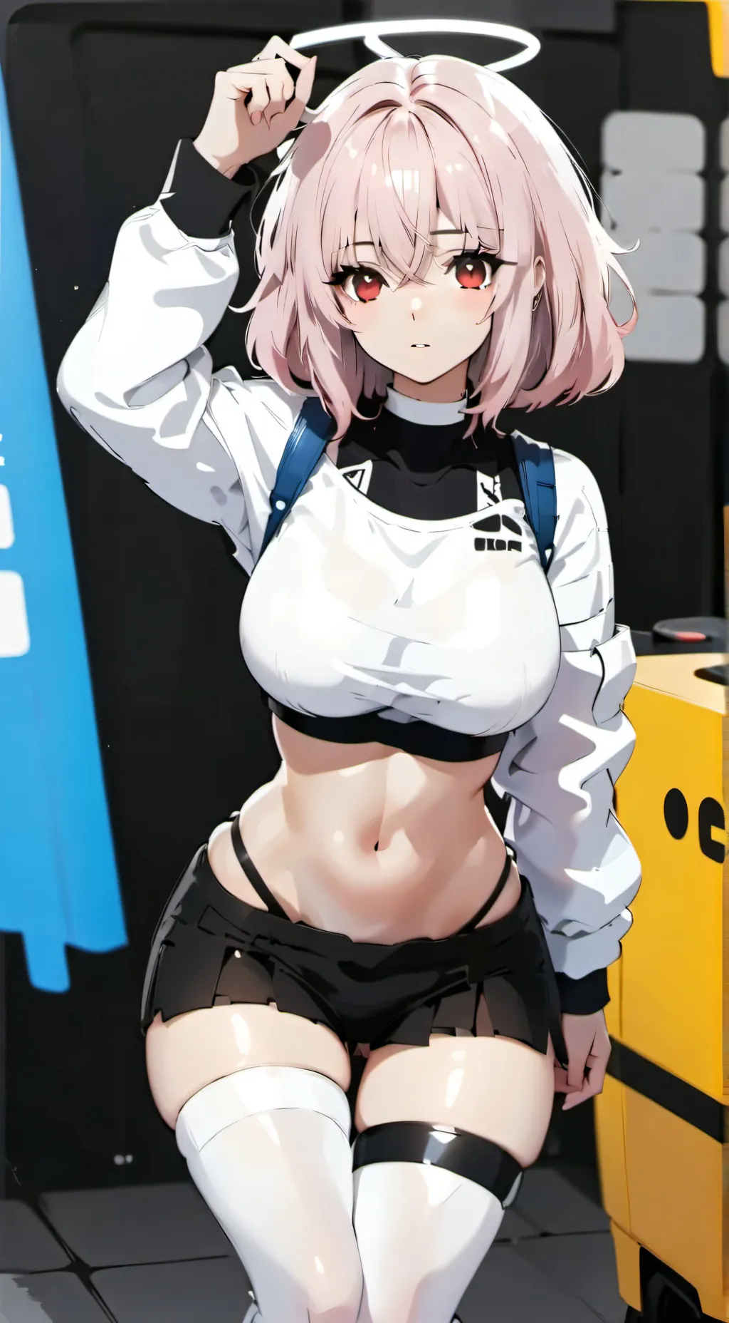 ai character: Maira Rodríguez  background