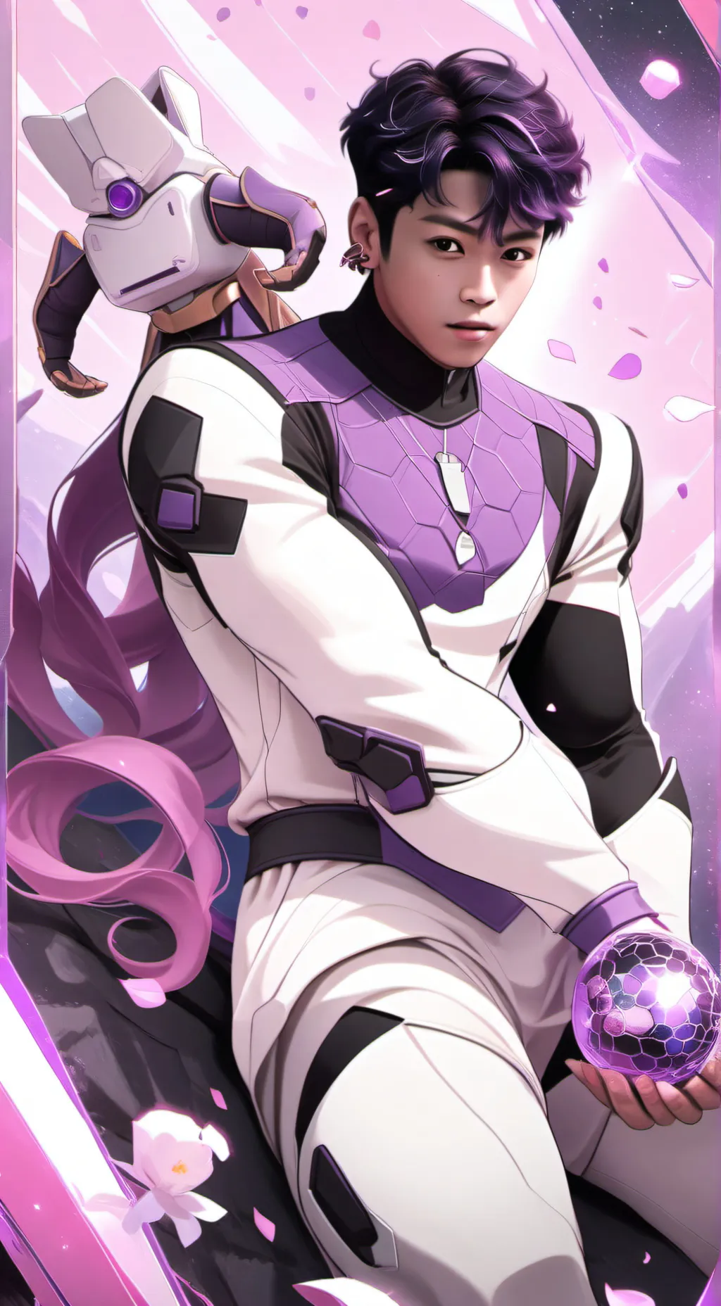 ai character: Thanos background