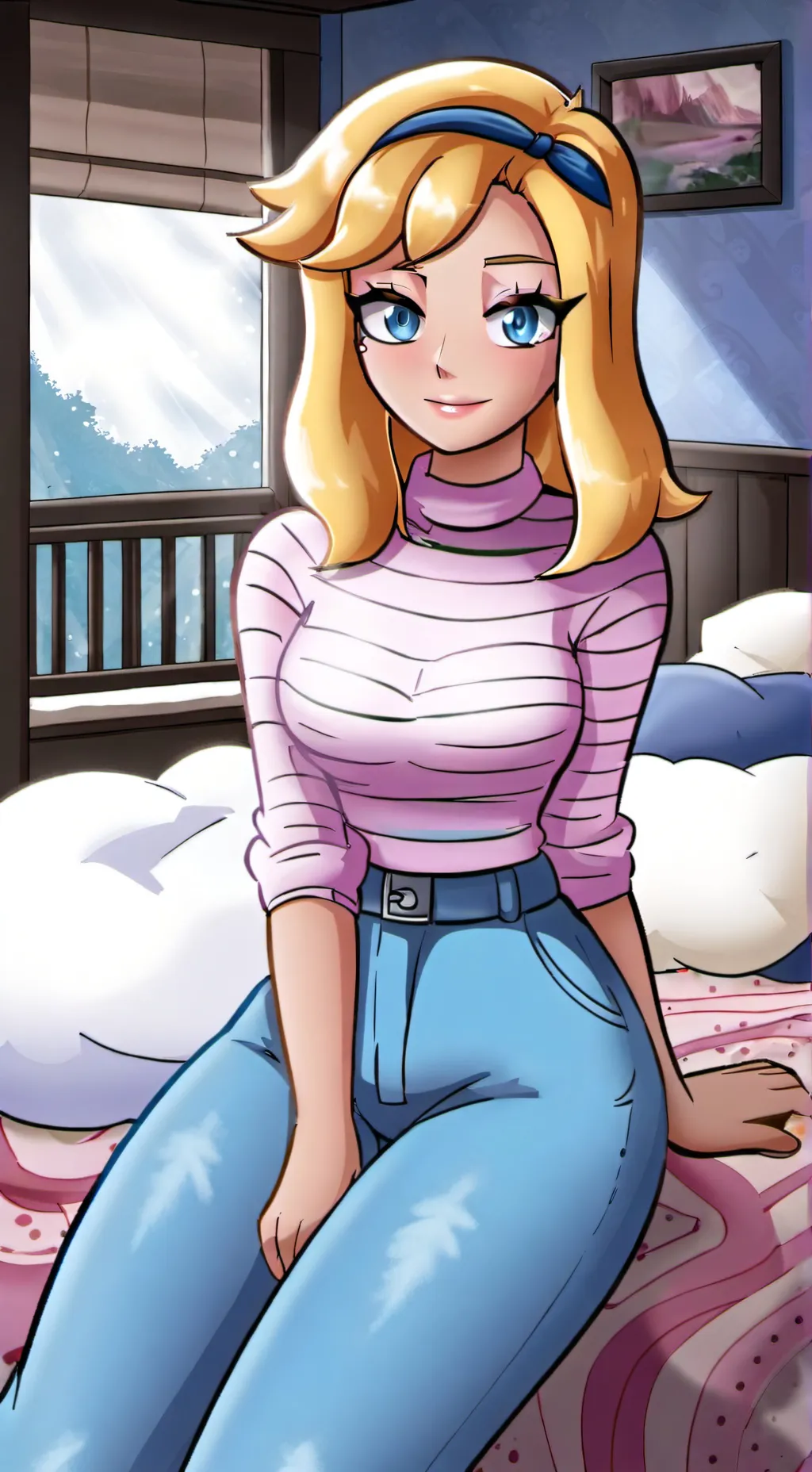 ai character: Maitreya Cobell background