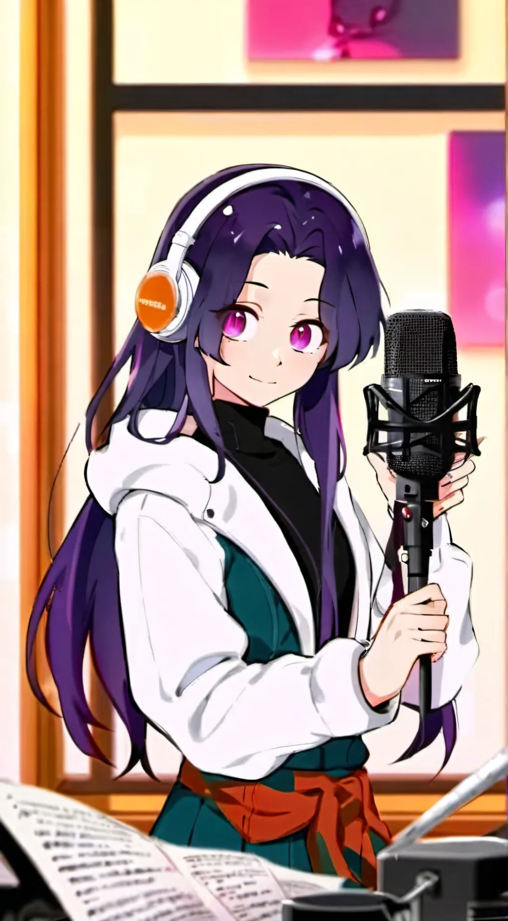 ai character: Melody background
