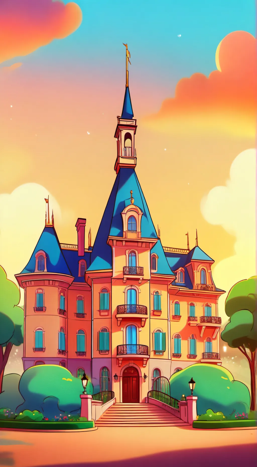 ai character: contry huamns gay background