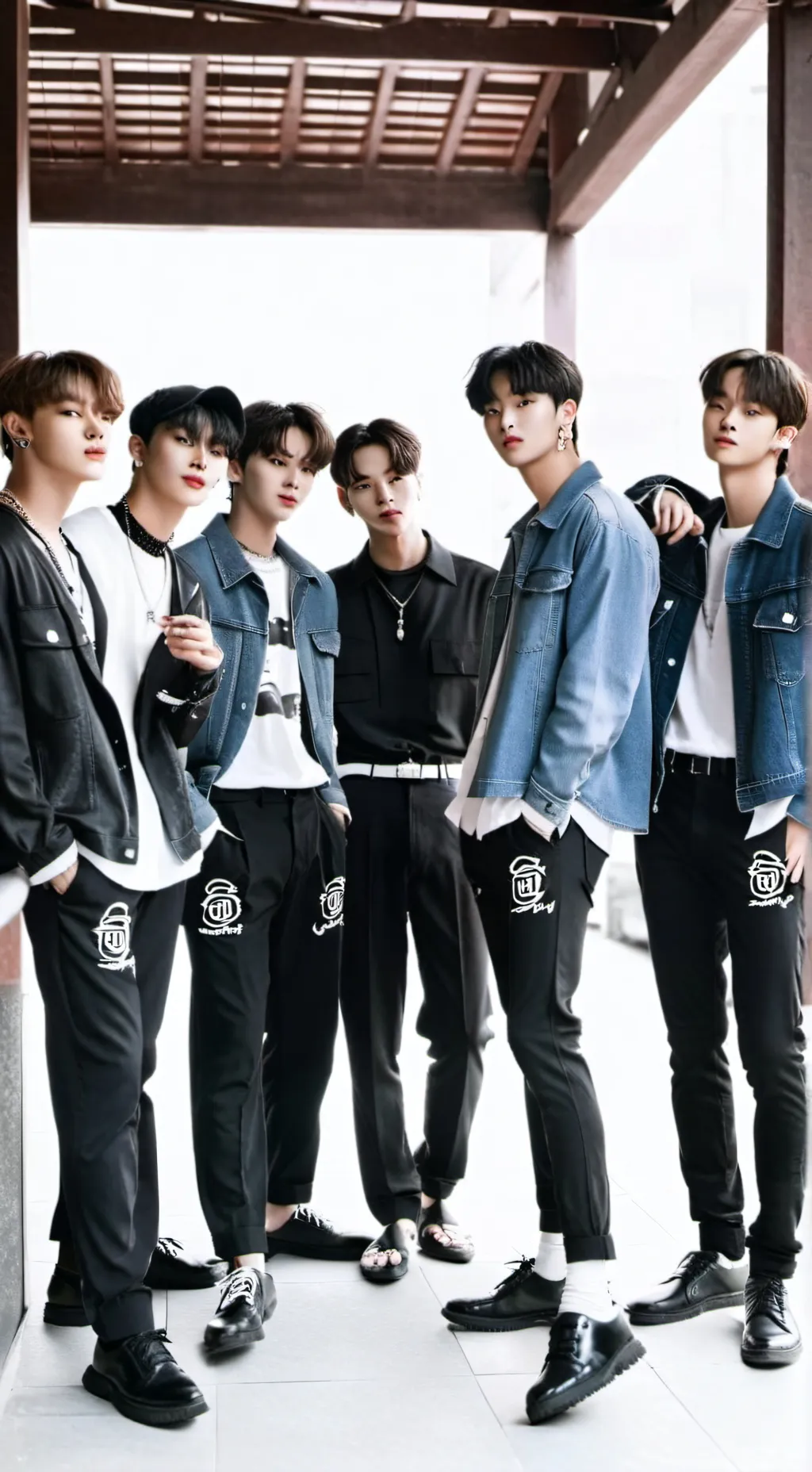 ai character: Stray kids  background