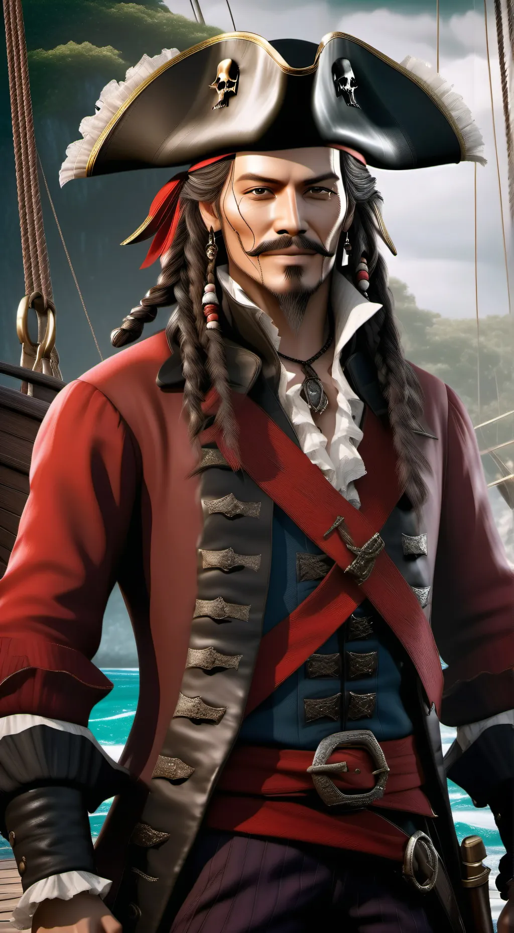 ai character: Captain John Crow background