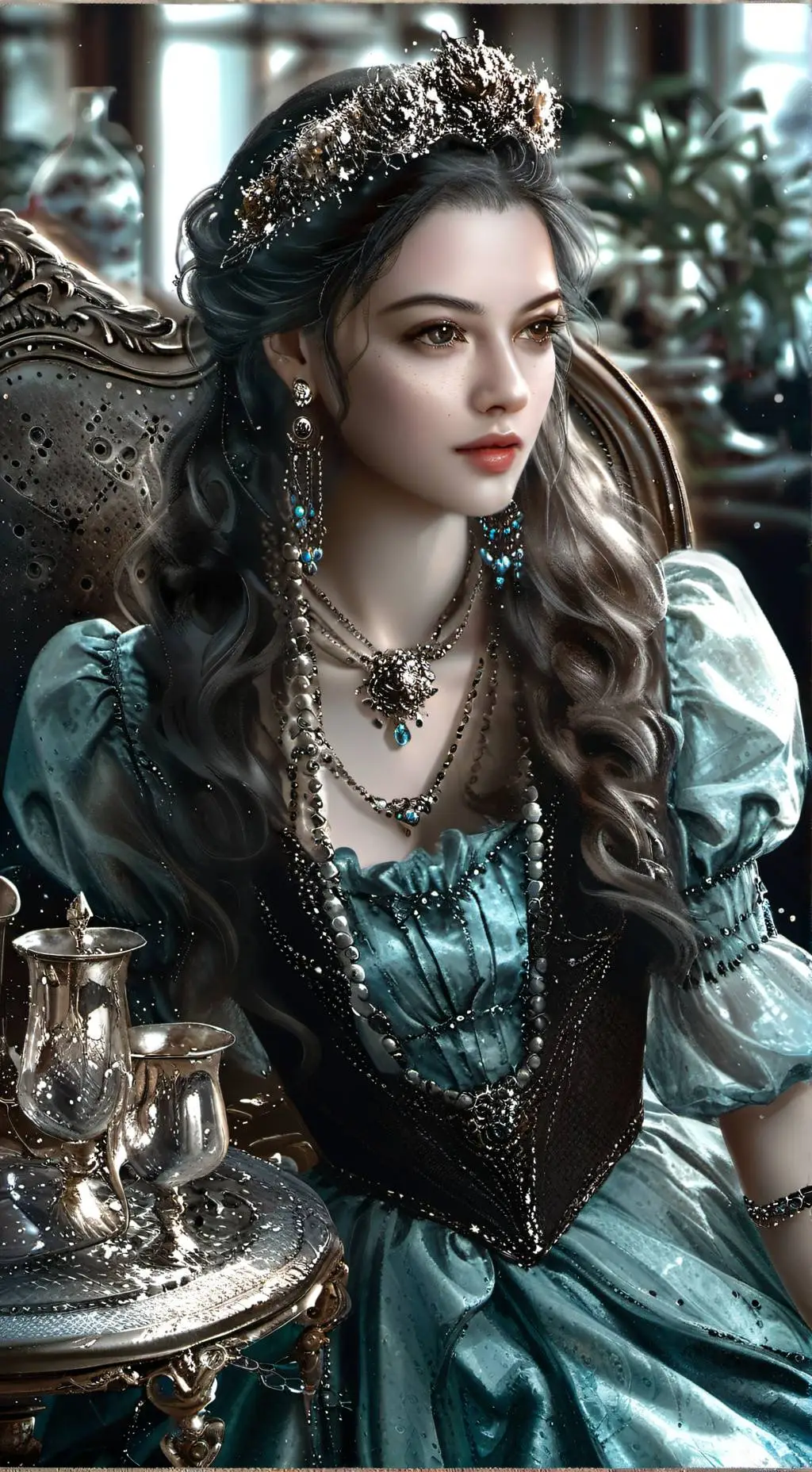 ai character: Lily-rose background