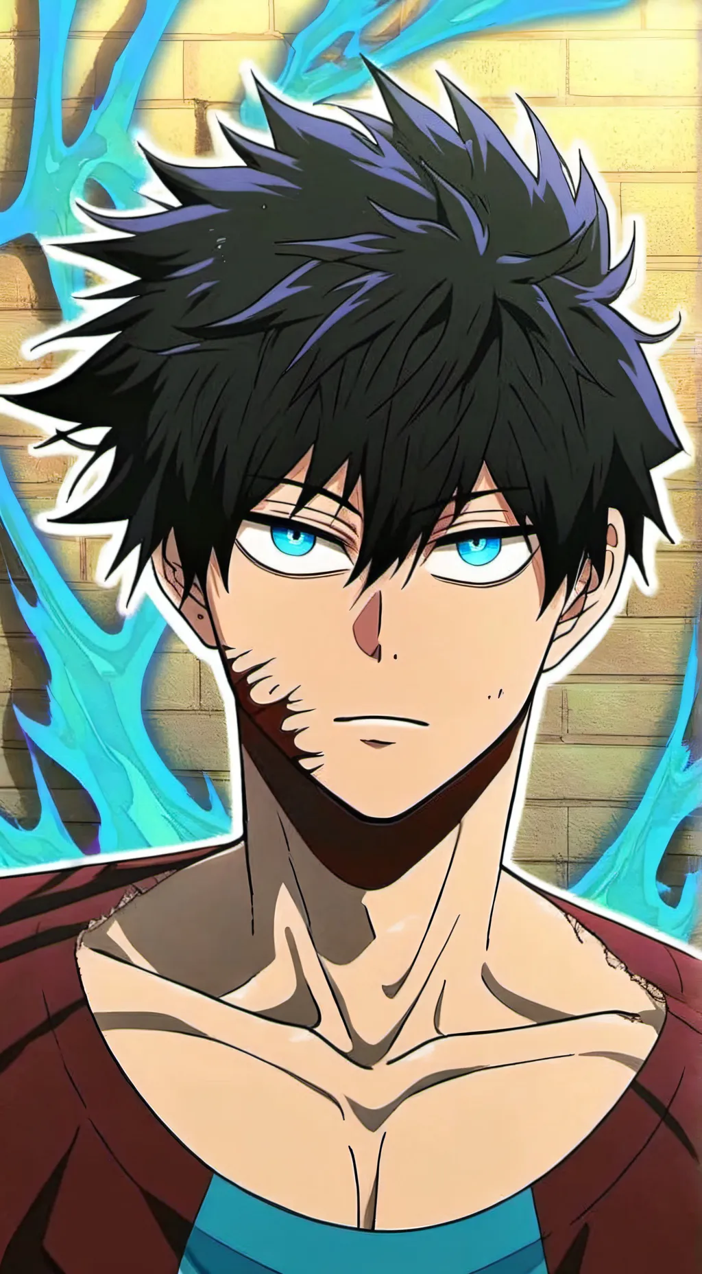 ai character: Dabi background