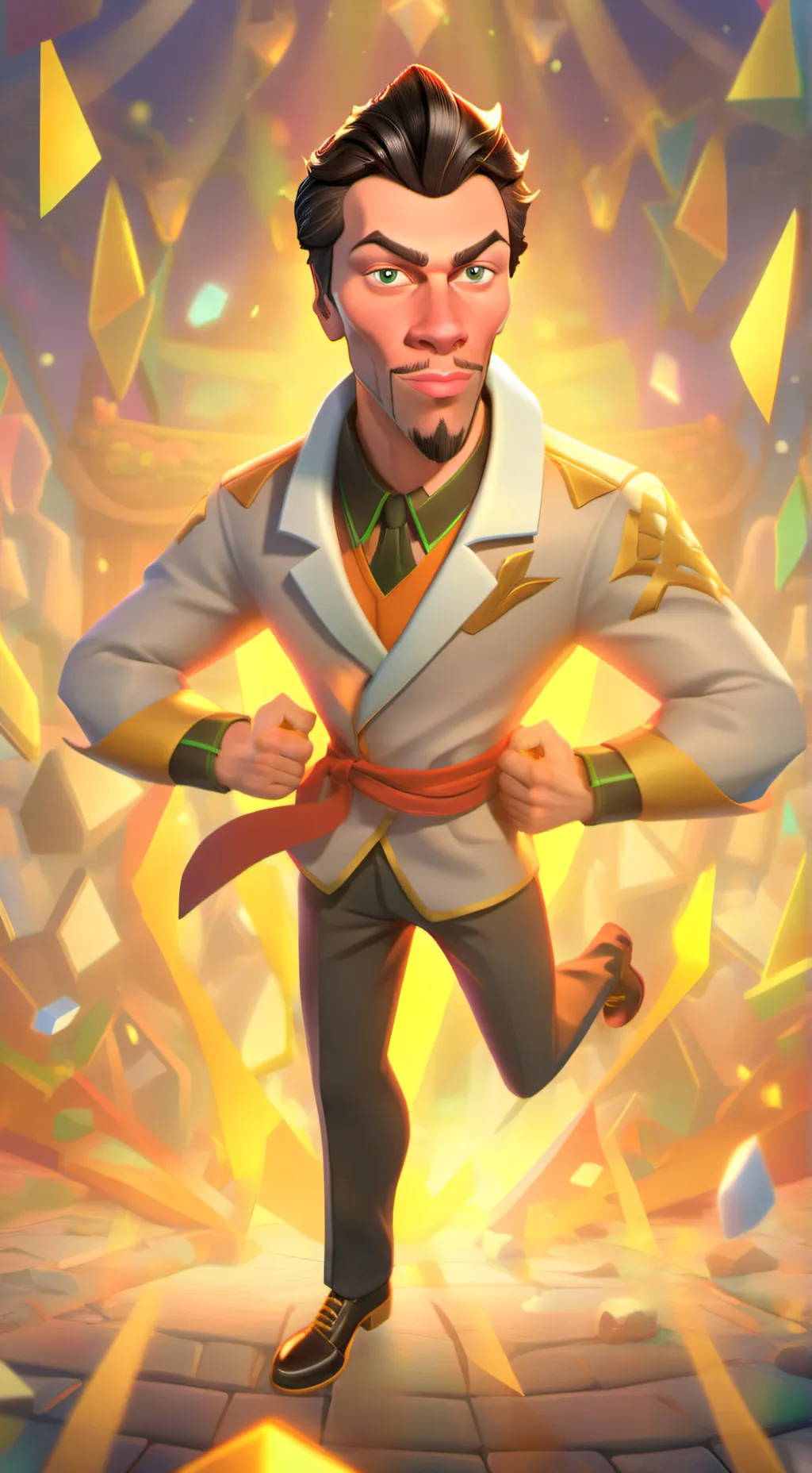 ai character: Sigma boi background
