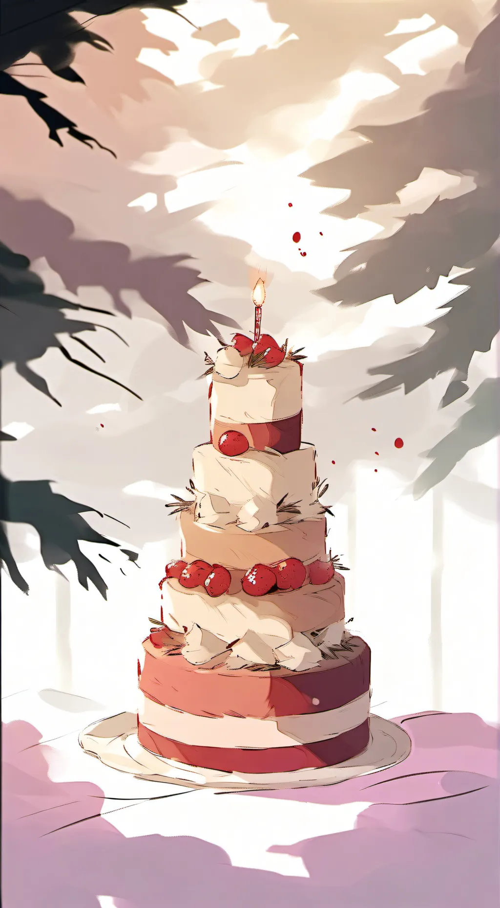 ai character: MHA birthday🎂  background