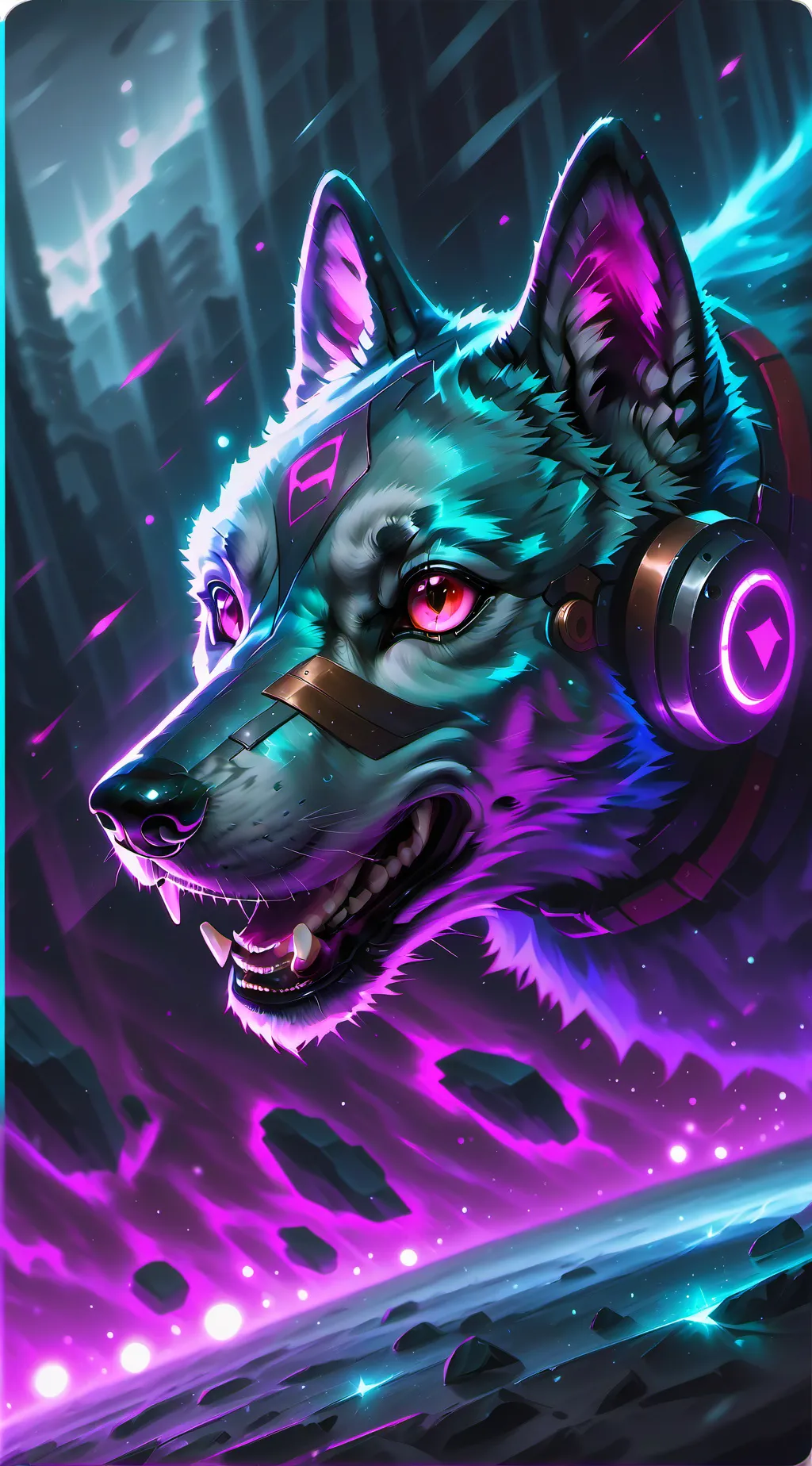 ai character: doggy background