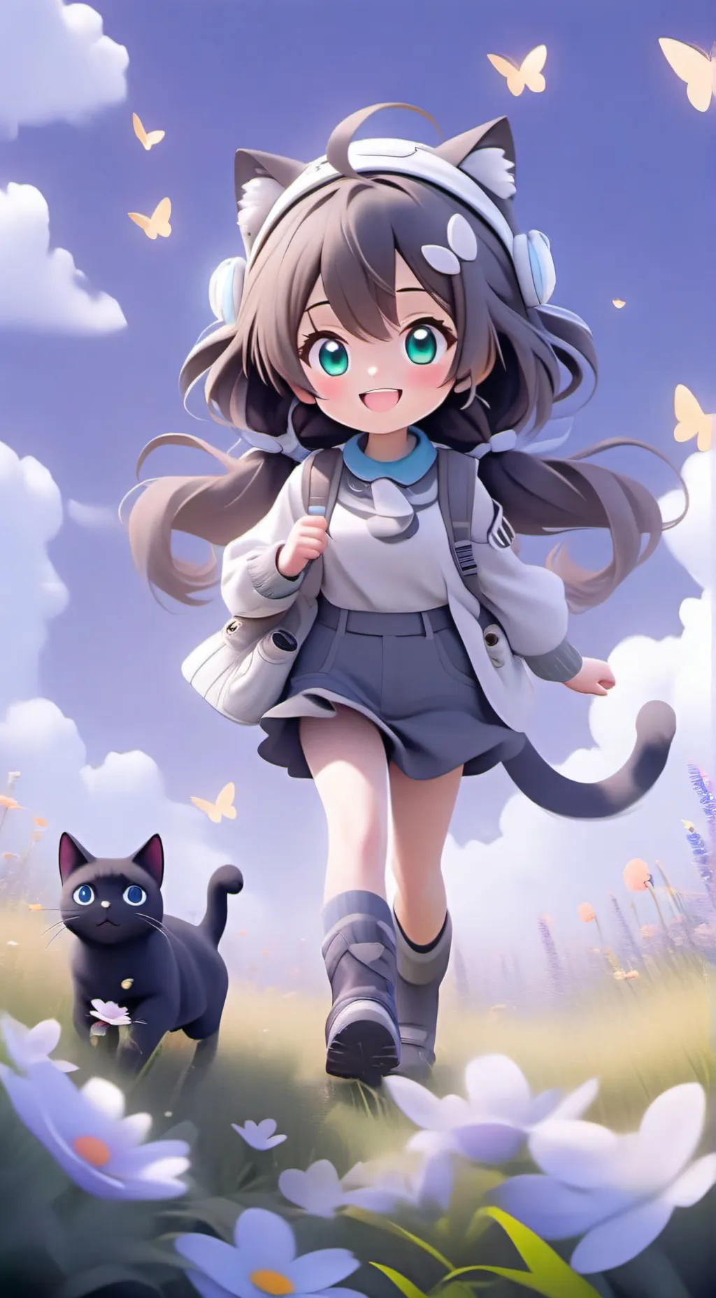 ai character: Neko infection background