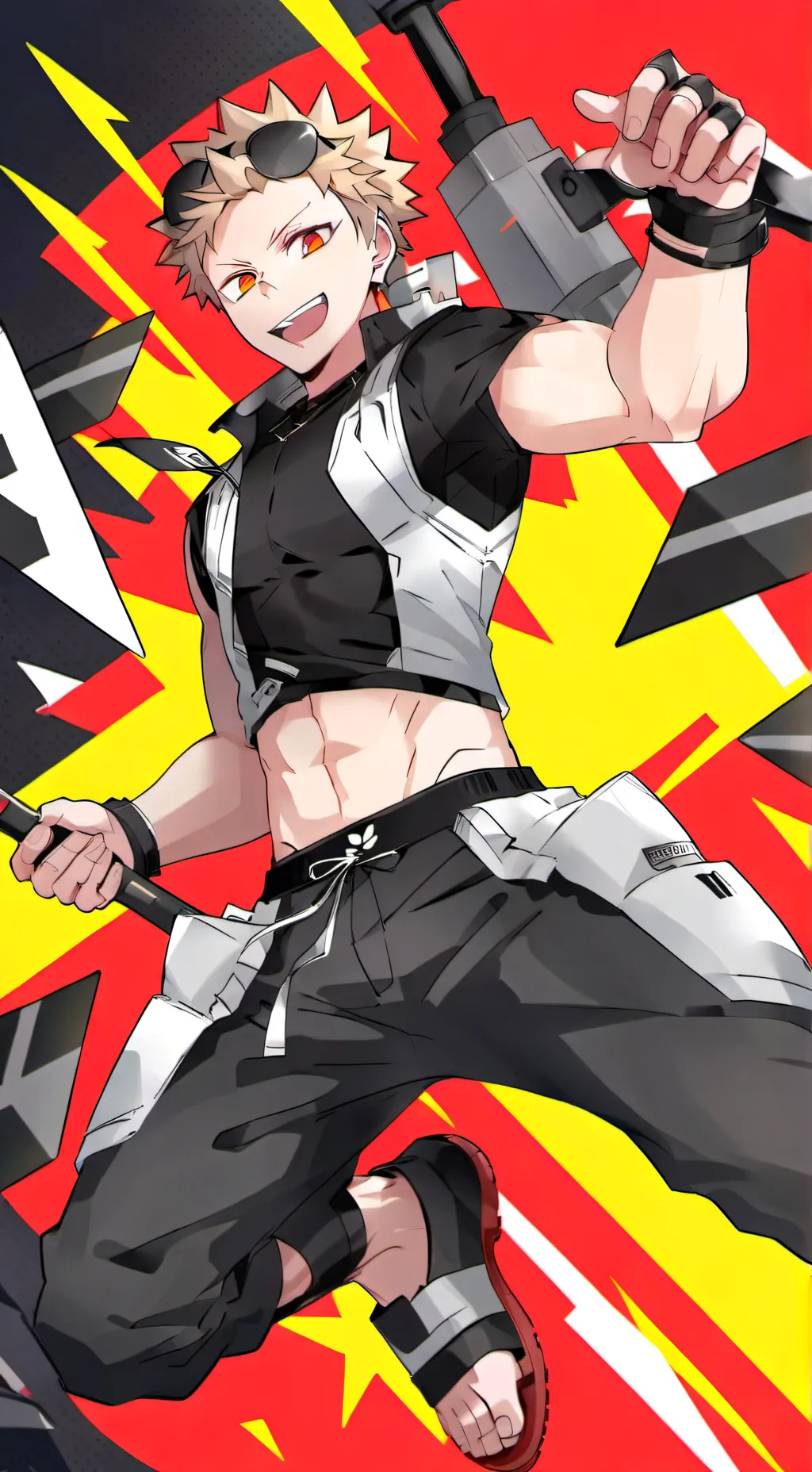 ai character: gay mha background