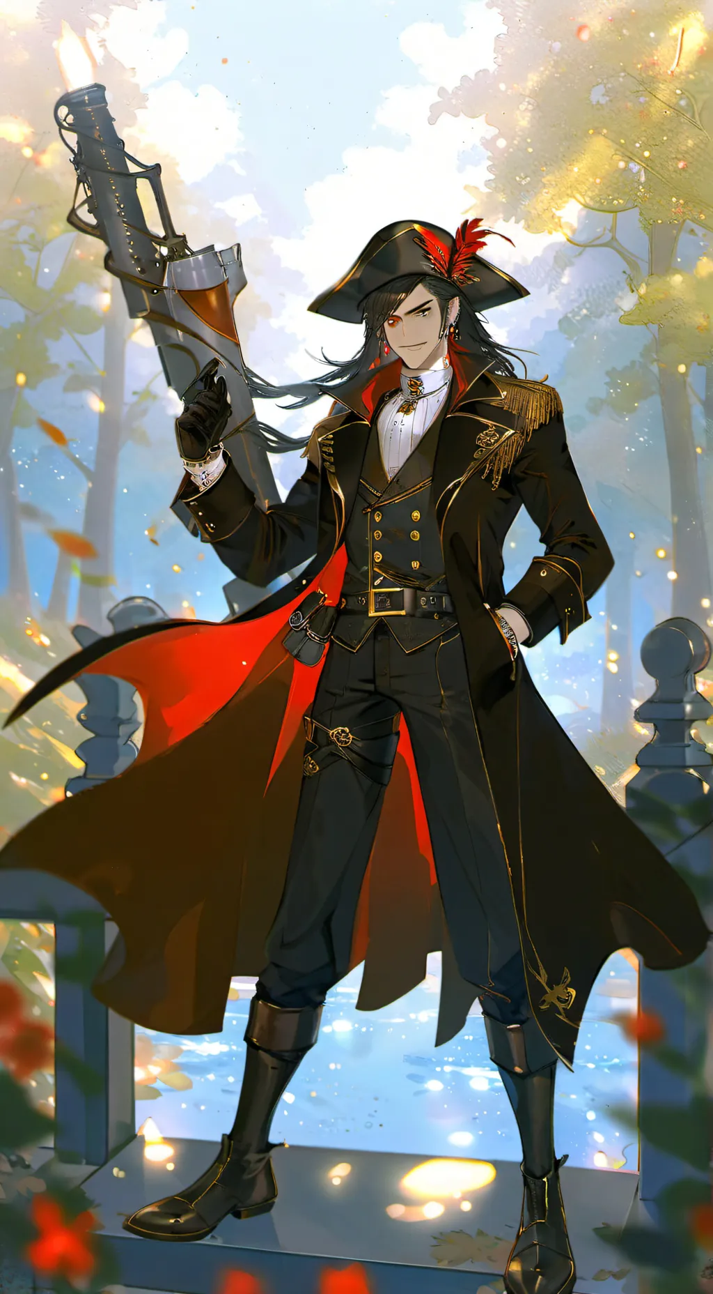 ai character: Fair winds au background