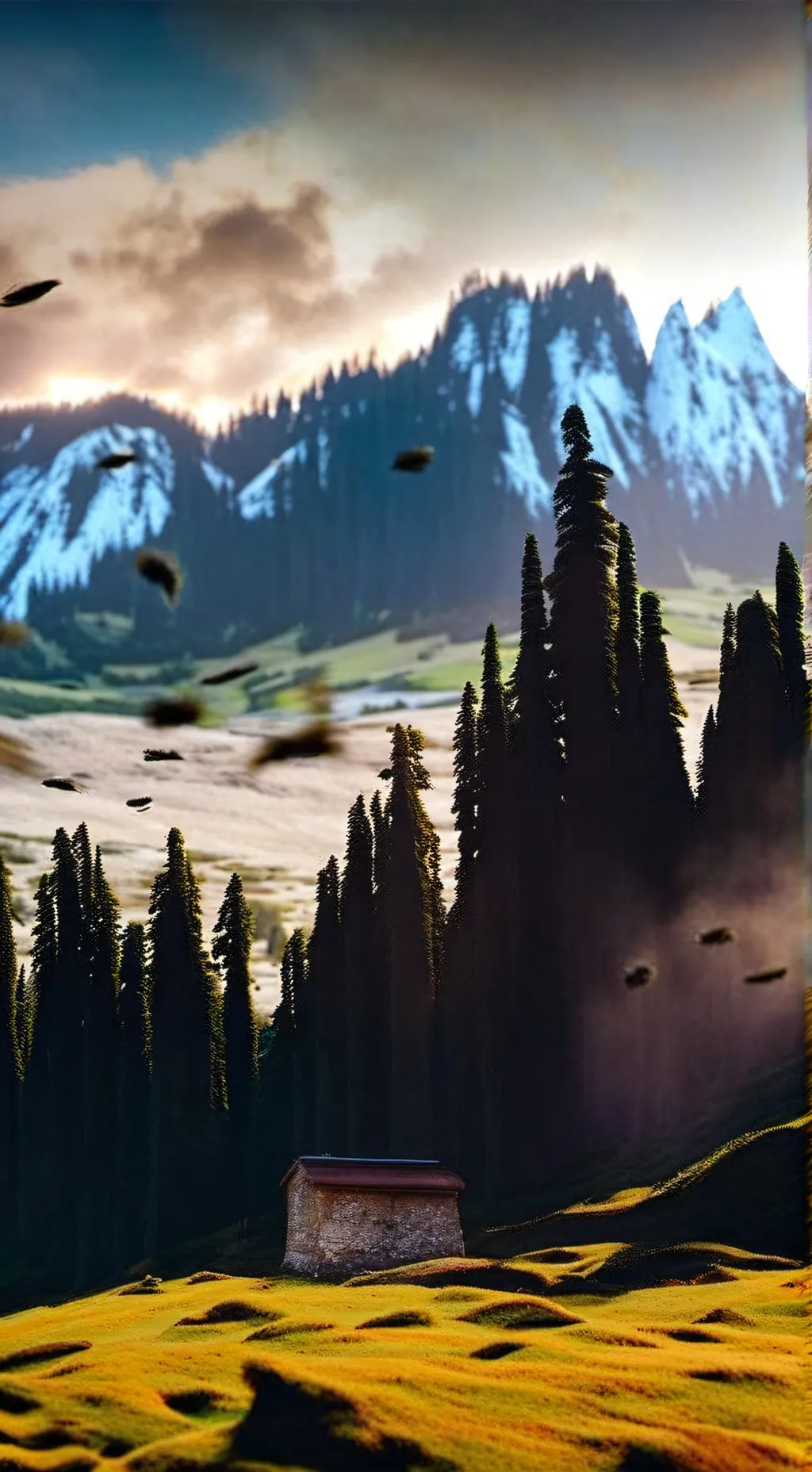 ai character: The Watchers  background