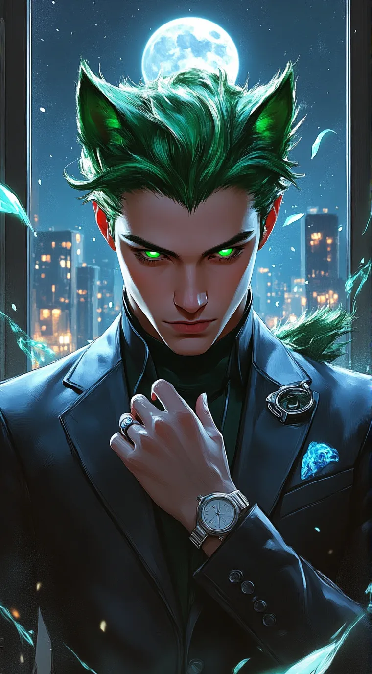 ai character: Deku background