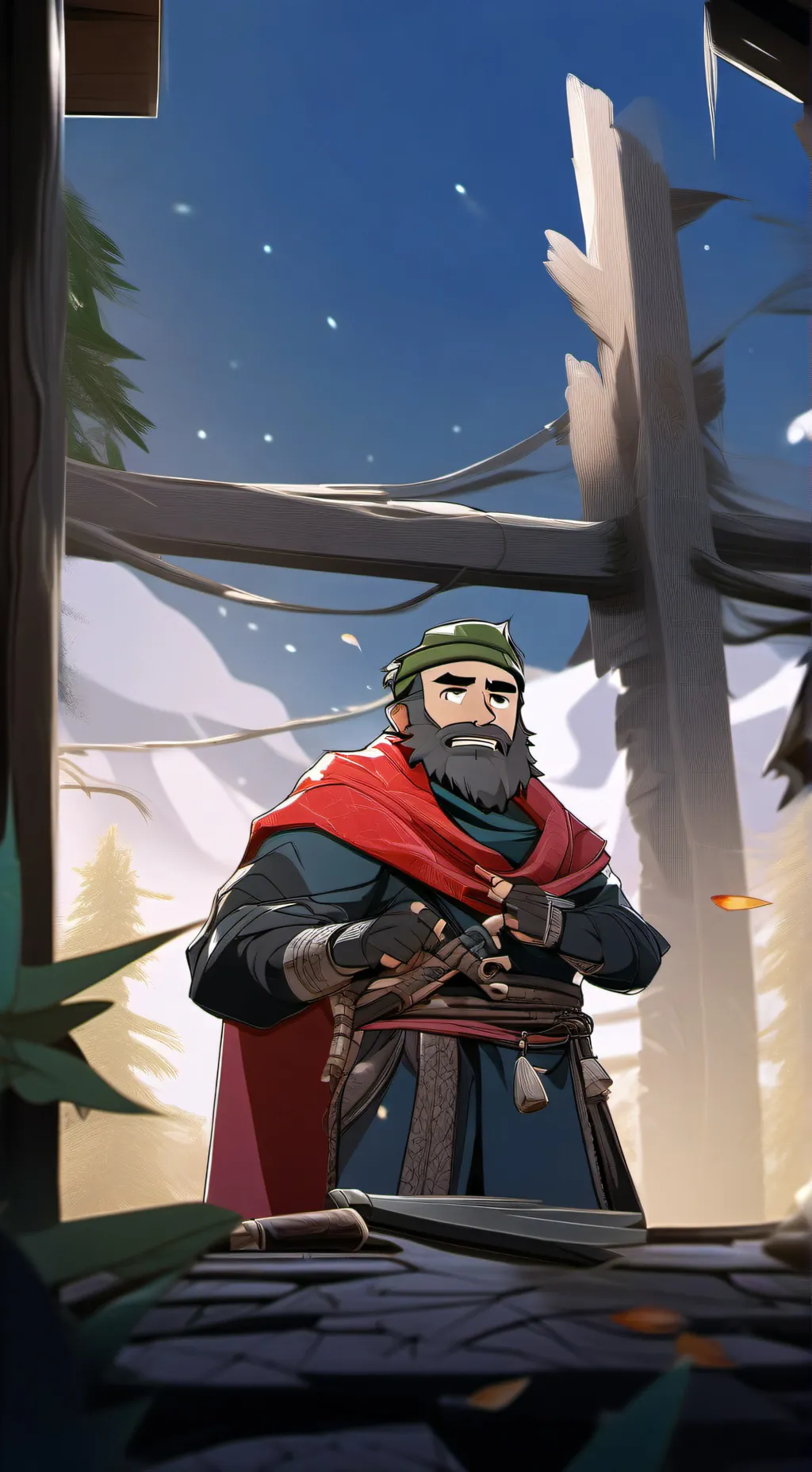 ai character: Kojj background
