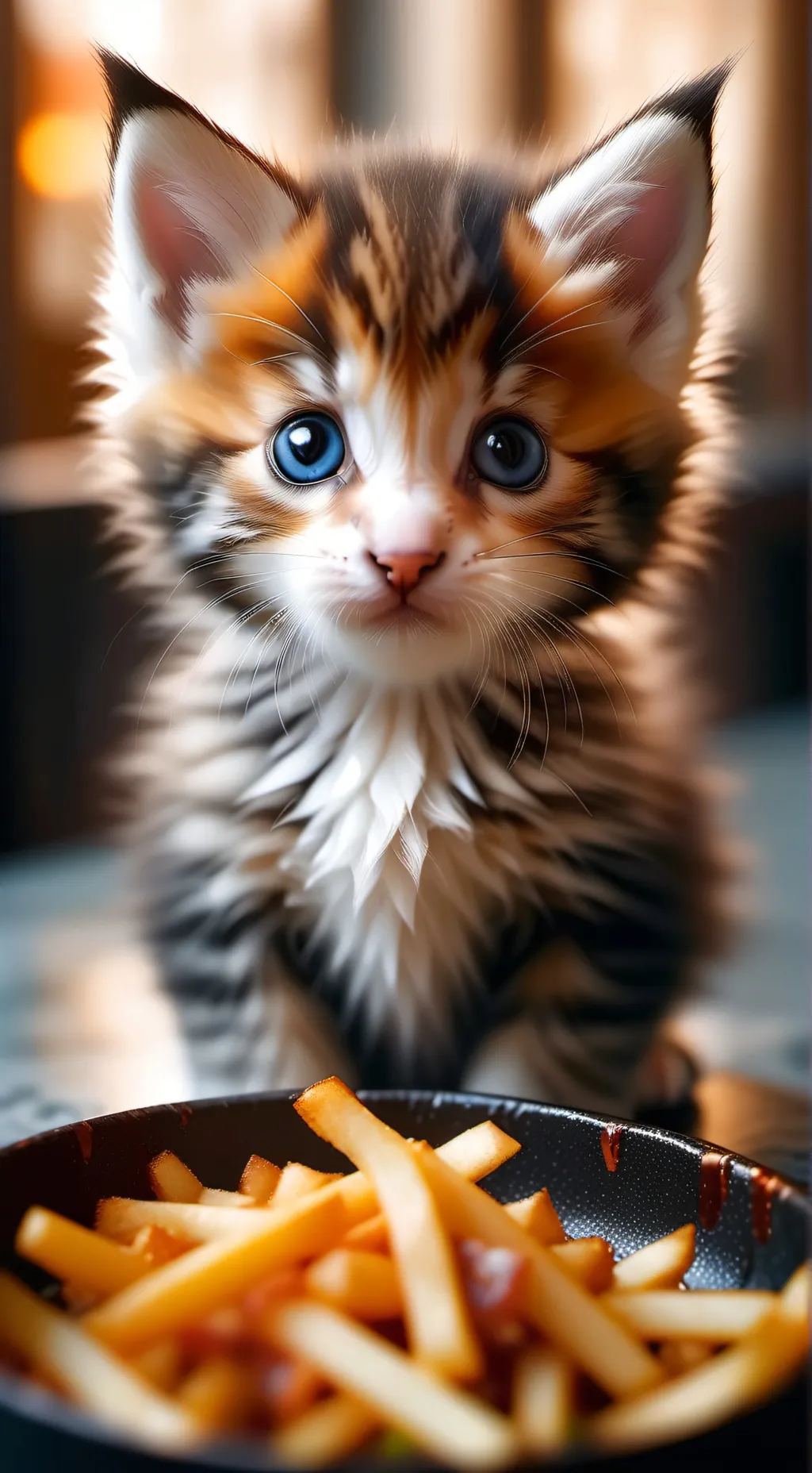 ai character: Kitten background