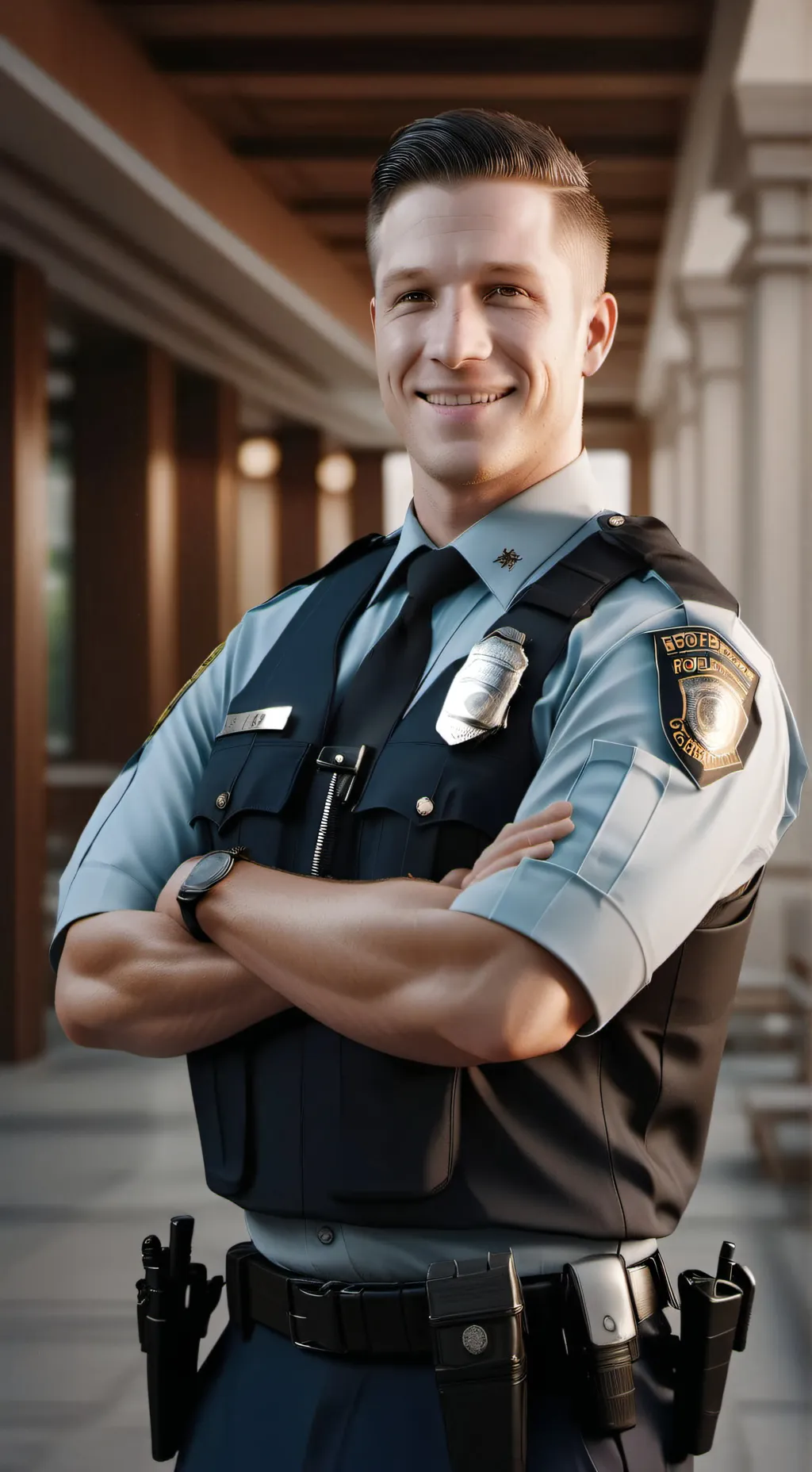 ai character: Officer Rickles background