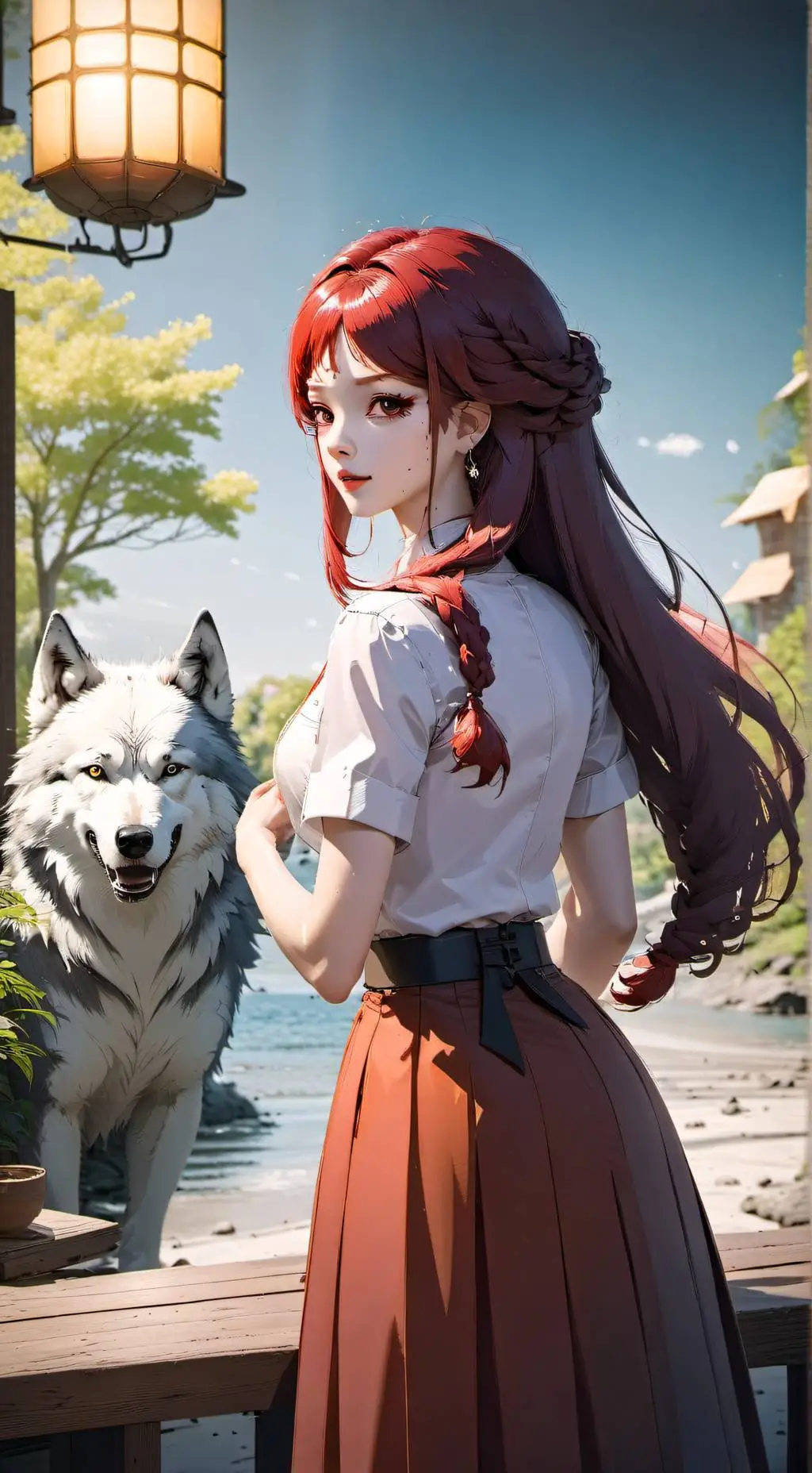 ai character: pick me gurl background