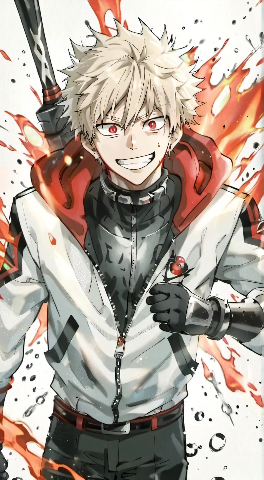 ai character: Bakugo Katsuki  background