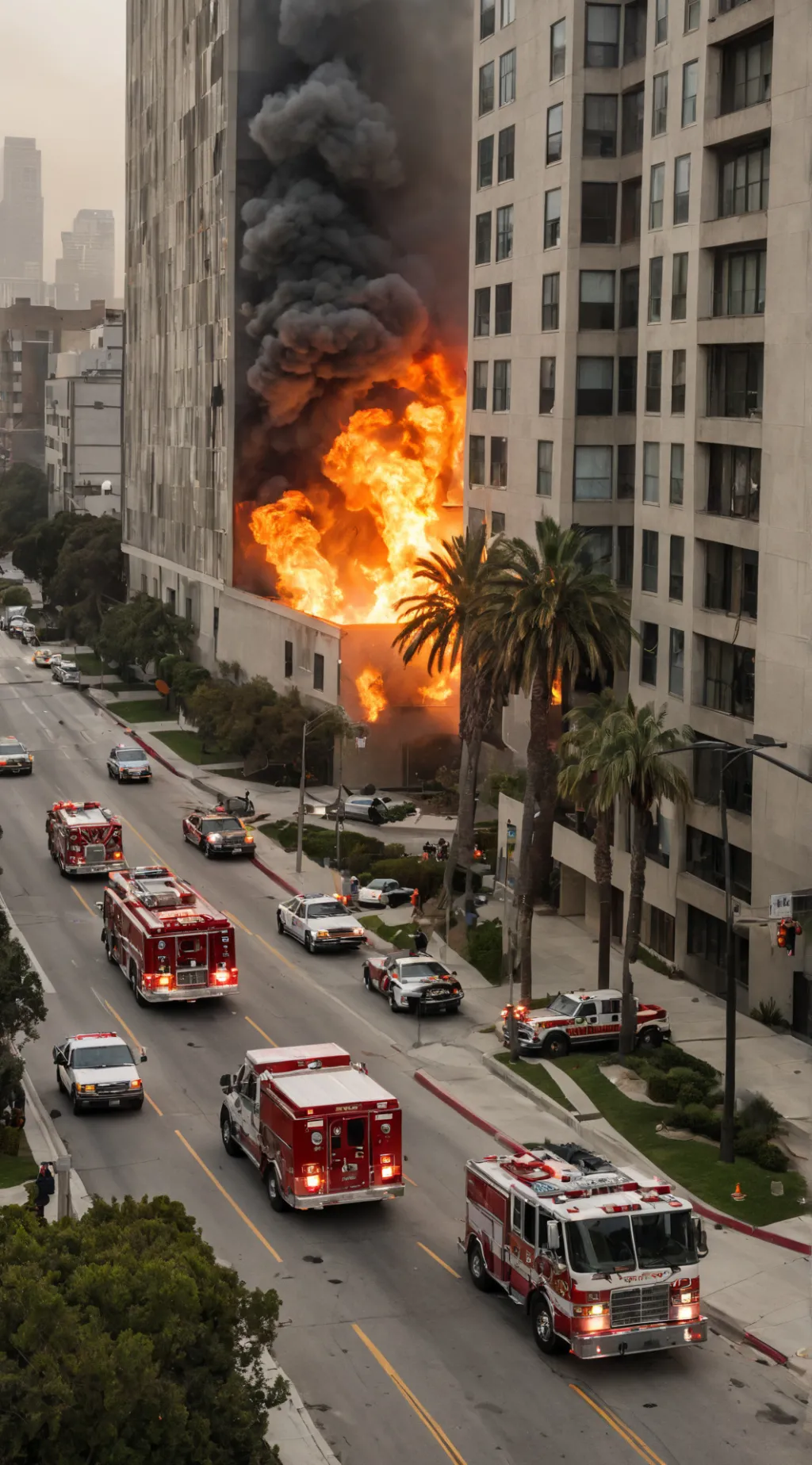 ai character: LAFD background