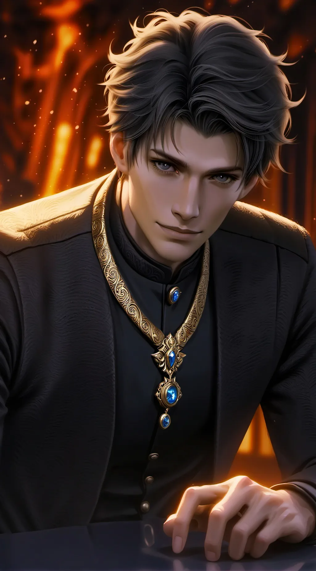 ai character: Ângelo  background