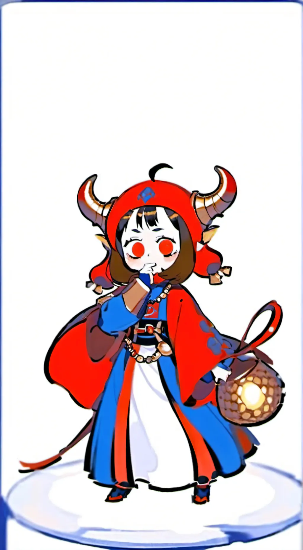 ai character: pomni  background