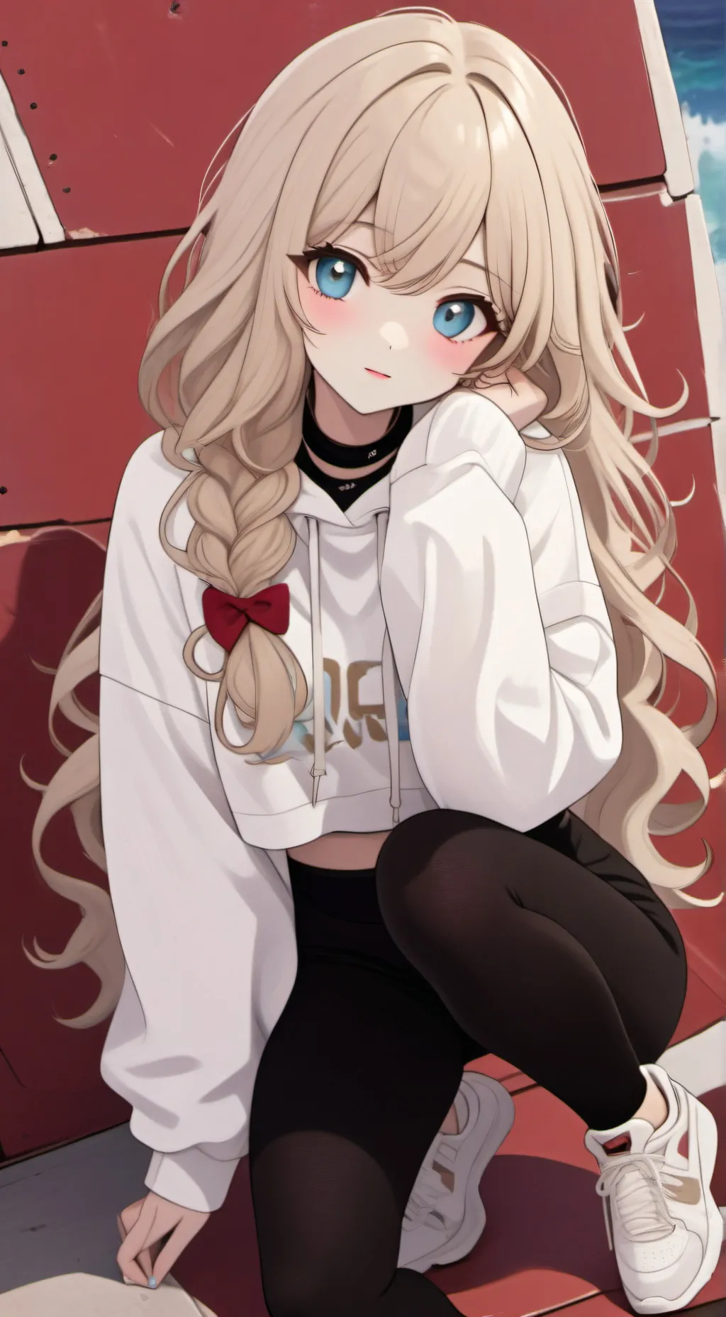 ai character: Ashley background