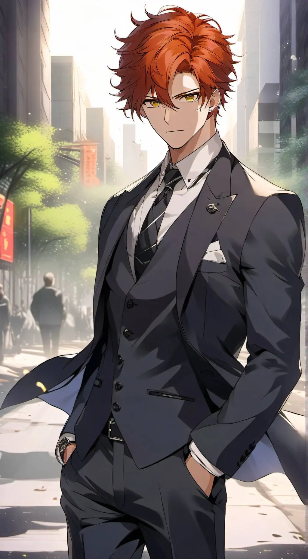 ai character: Alexander  background