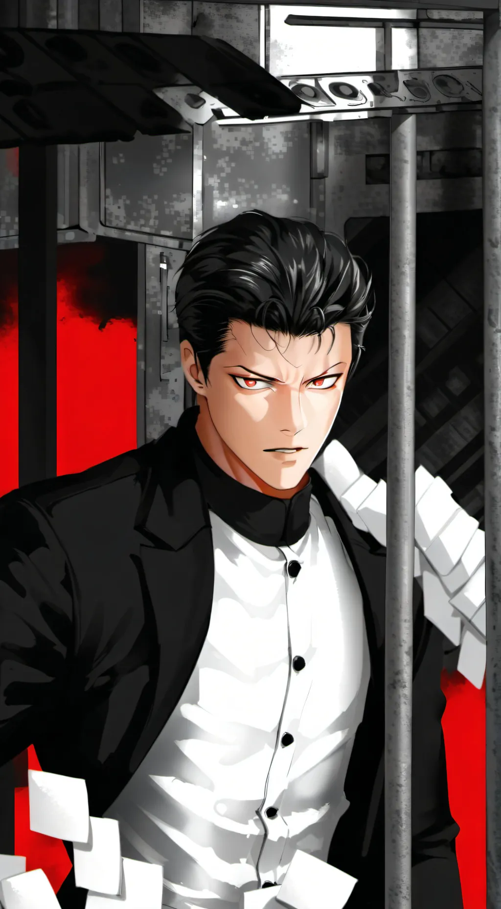 ai character: metal bat background