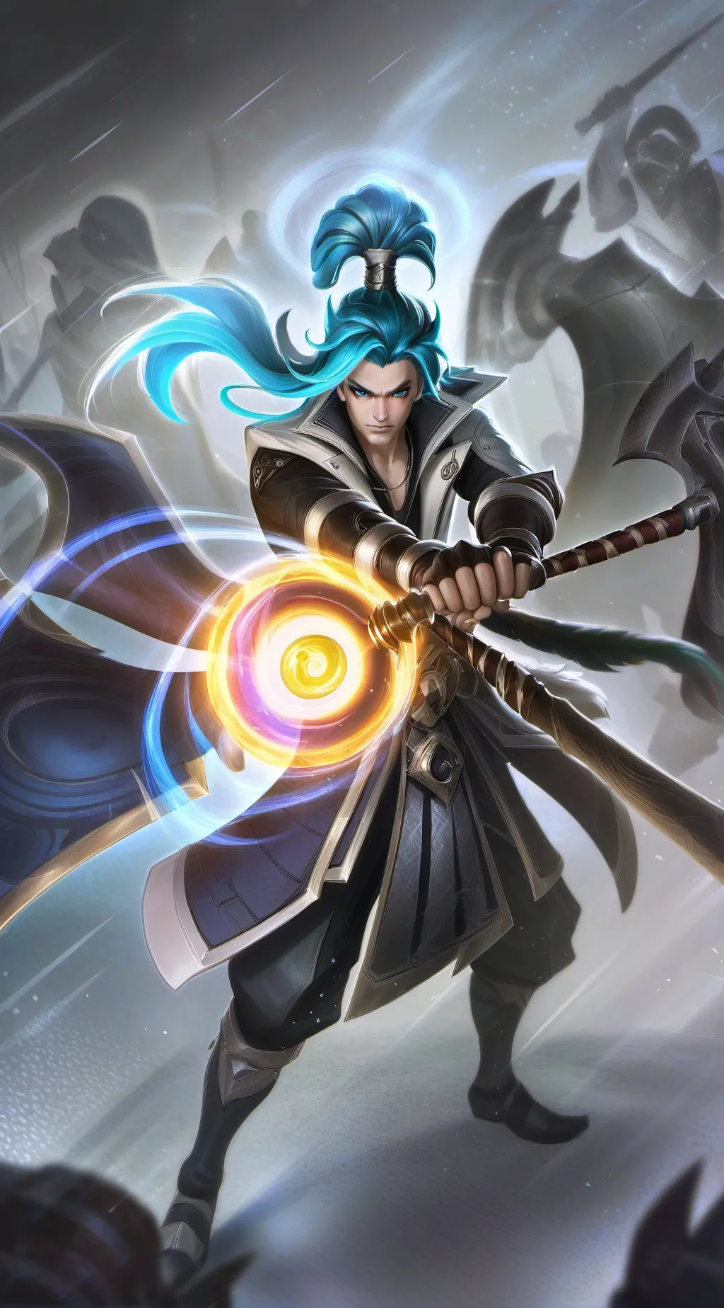 ai character: radioapple background